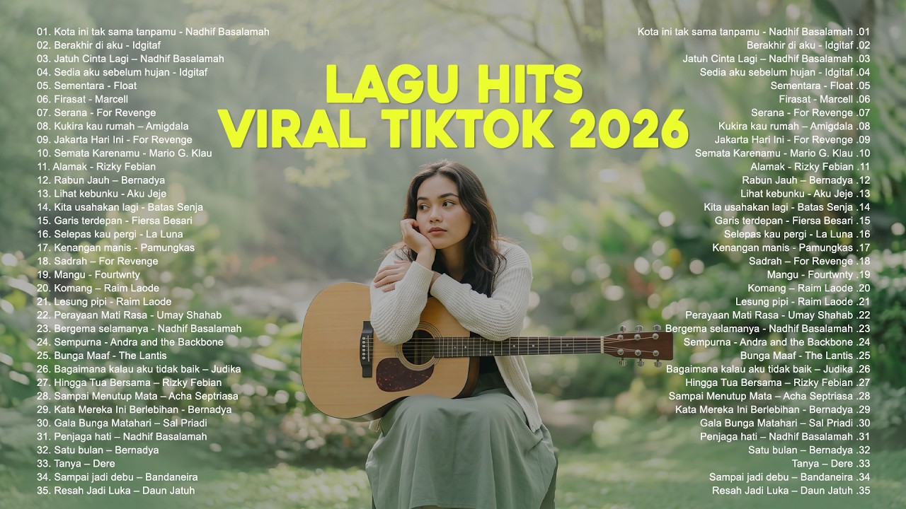 Lagu Hits Viral Tiktok 2026 — Lagu Santai Terbaru 2026🍃 | Kumpulan Lagu Enak Didengar Saat Santai 🤍🎧 cover art