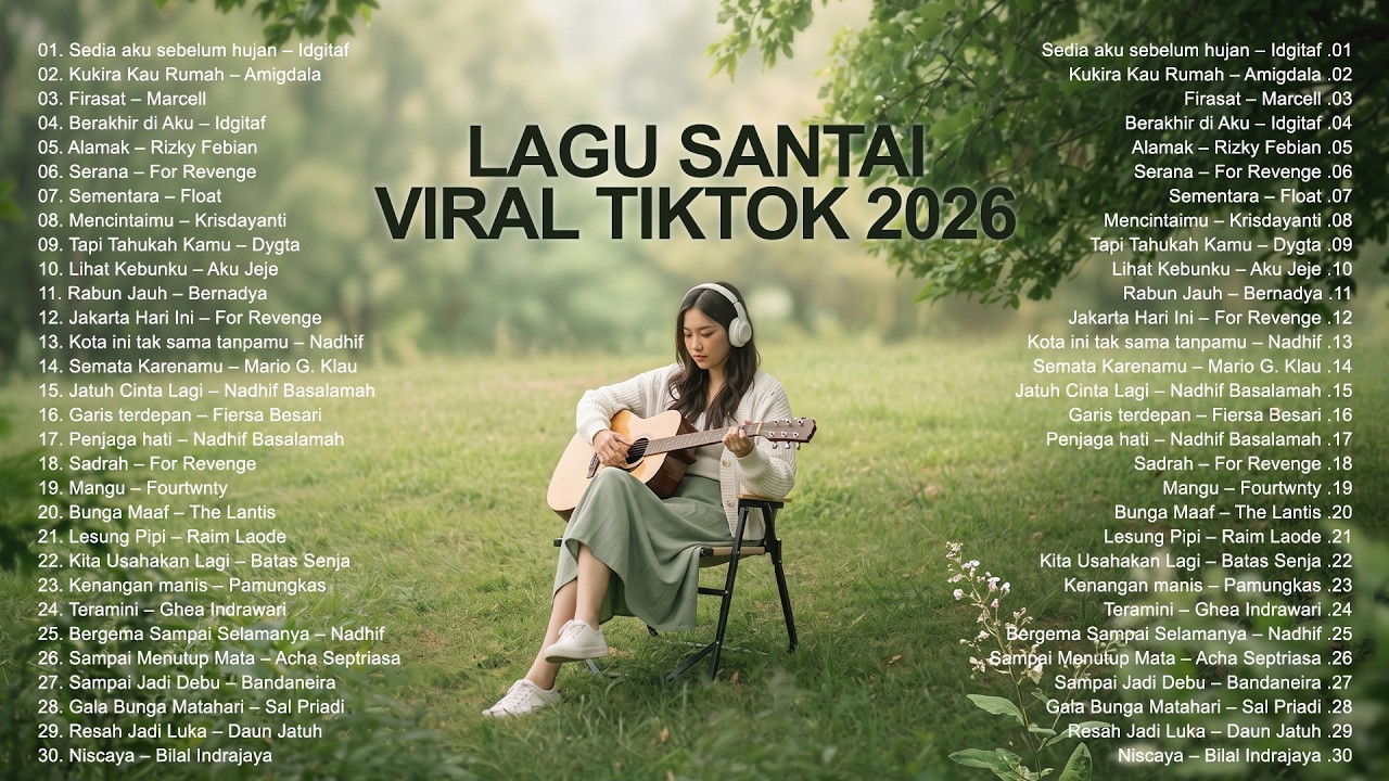 Lagu Santai Viral Tiktok 2026 🤍🎧 — Pop Hits Indonesia | Lagu Akustik Santai Terbaru by Valovadinata🍃 cover art