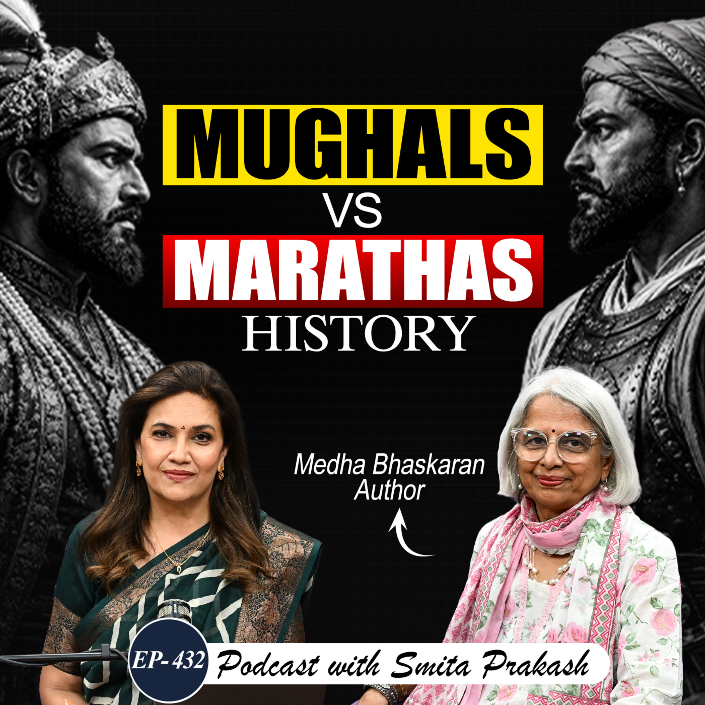 EP-432 | Chhatrapati Shivaji Maharaj vs Aurangzeb, Mughal History & Maharani Tarabai | Medha Bhaskaran cover art