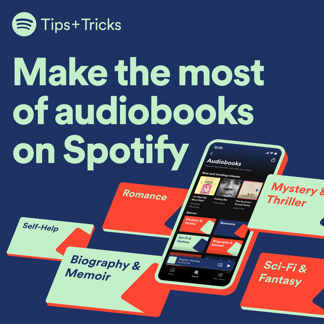 Top tips for maximising your 15 hours of Audiobooks on Spotify cover art