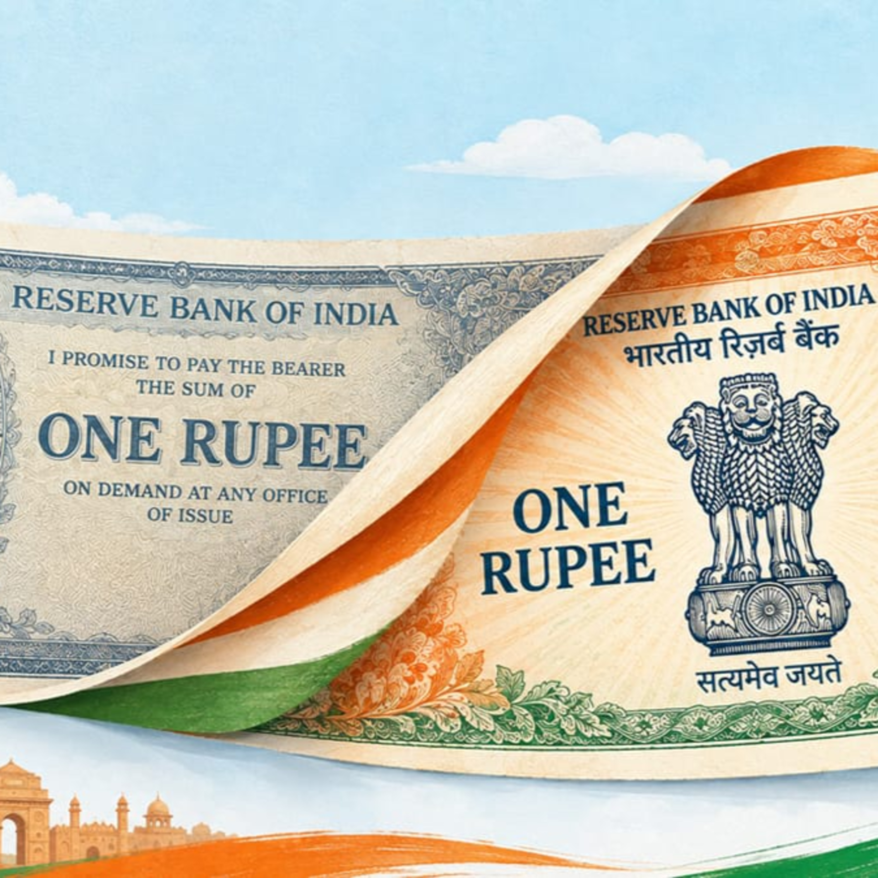The story of the Indian rupee since 1947 cover art