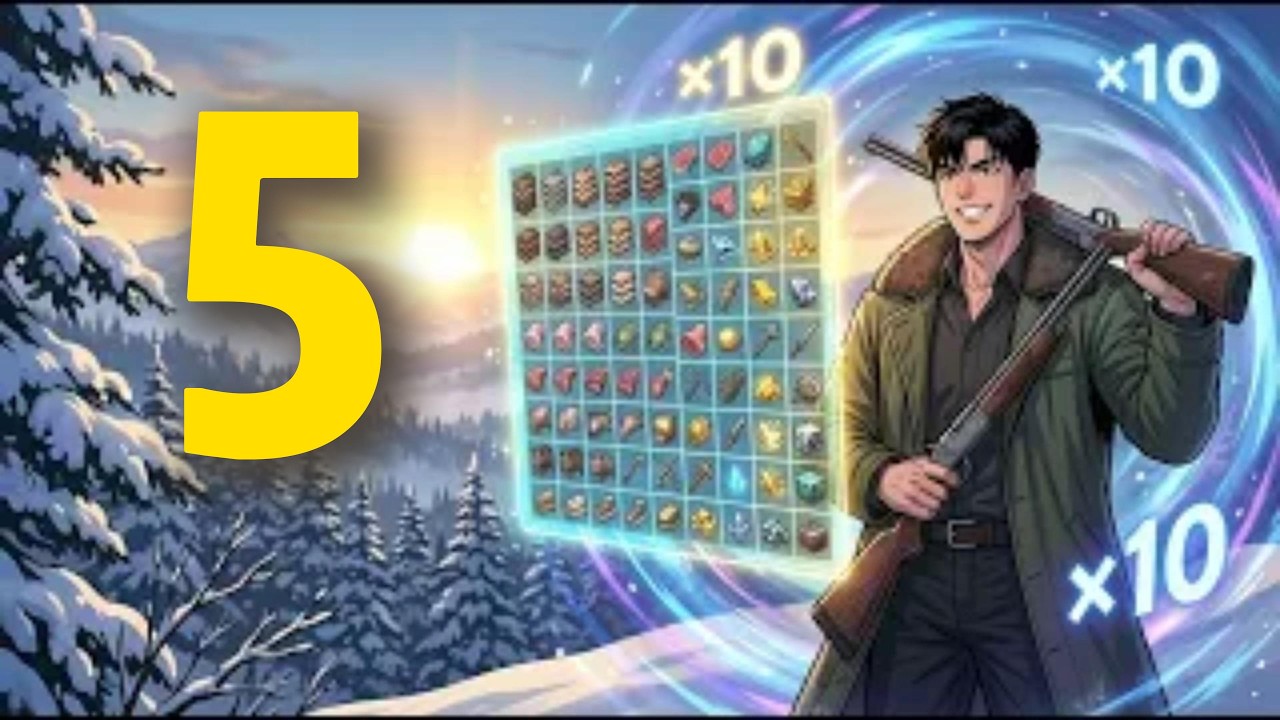 10x Time Speed + Infinite Storage: Insane Hunting in the Wild Khingan Mountains!--5 cover art