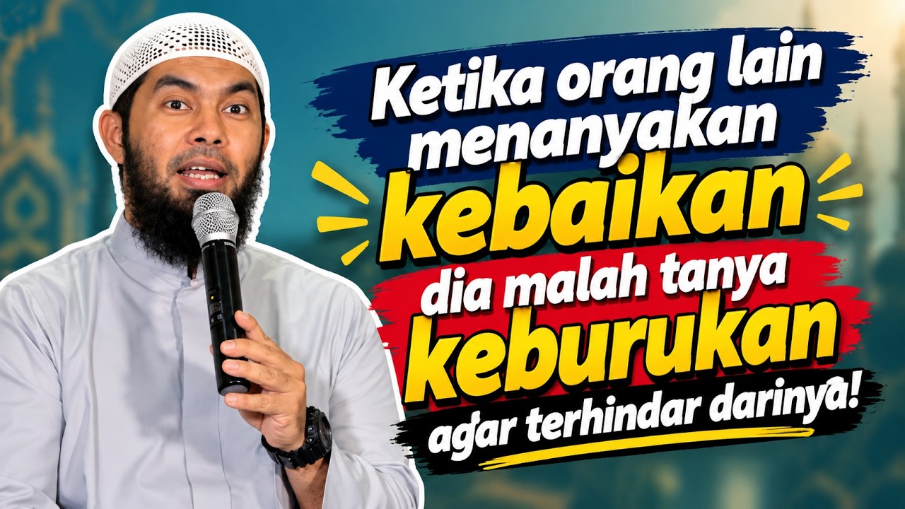 Ketika orang tanya kebaikan dia malah tanya keburukan agar terhindar || Ust. RIFKY JAāFAR THALIB. cover art