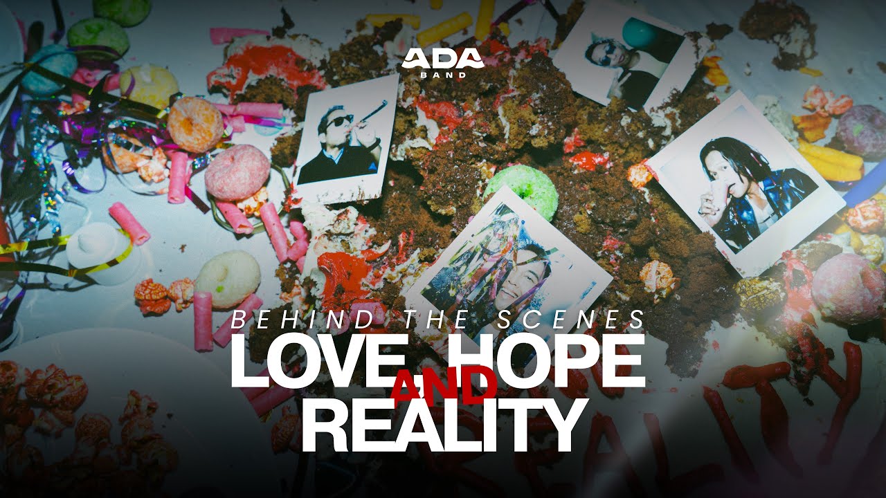 Photoshoot ADA Band di Album Love, Hope and Reality cover art