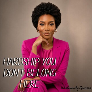 Hardship you don't belong here cover art
