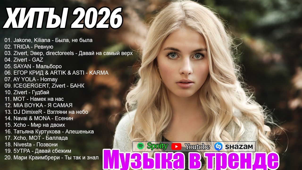 ХИТЫ 2026🎉САМЫЕ ЛУЧШИЕ ПЕСНИ 2026🔥Музыка в тренде 2026🔥ШИКАРНЫЕ ПЕСНИ 2026 🔥Новинки 2026 Музыки cover art