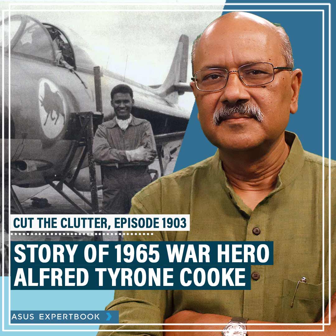 CutTheClutter: Flt Lt Alfred Tyrone Cooke passes on: Story of India-Pakistan war hero who took on 4 Pakistani jets cover art