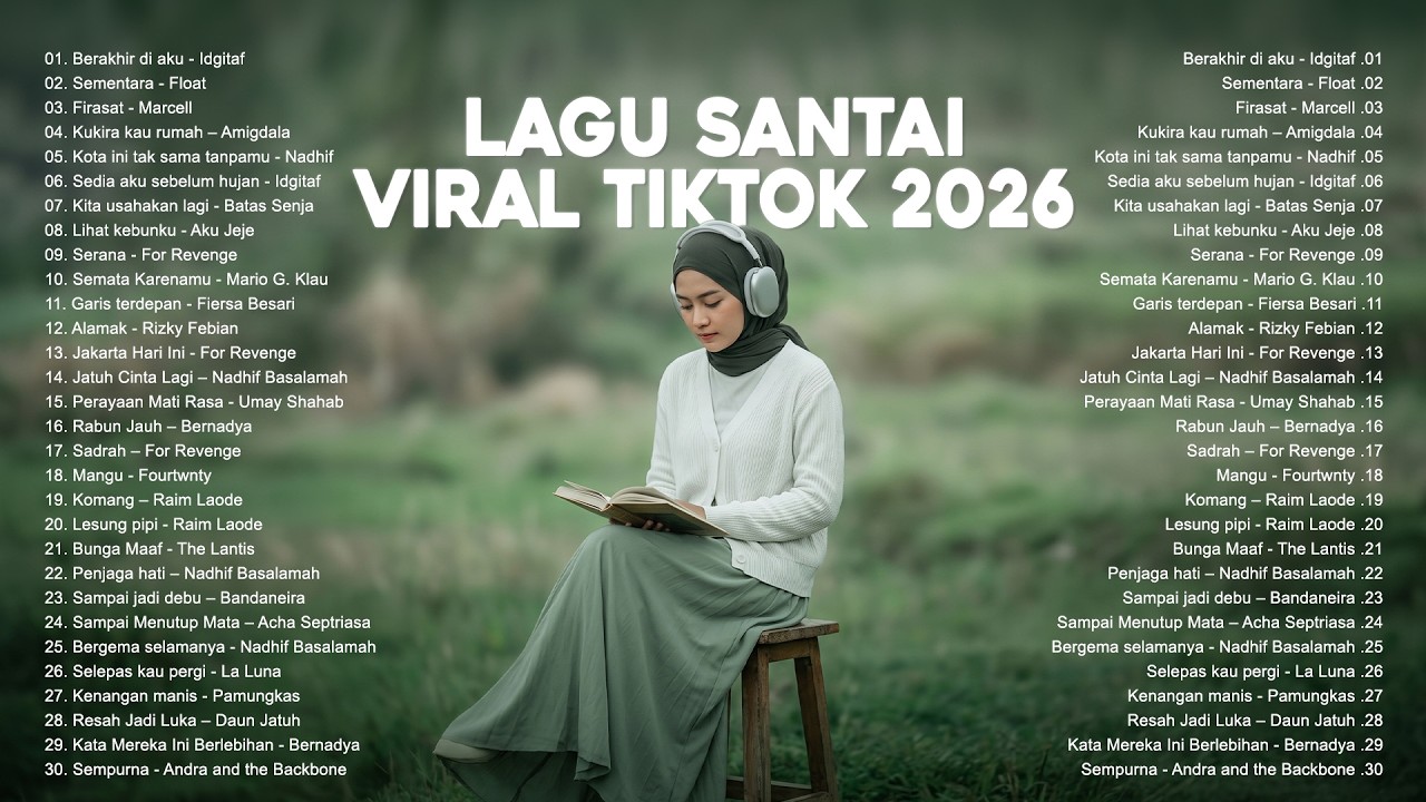 Lagu Santai Viral Tiktok 2026 🤍🎧 — Lagu Pop Indonesia Terbaru 2026 | Lagu Santai Buat Kerja 2026 🍃 cover art