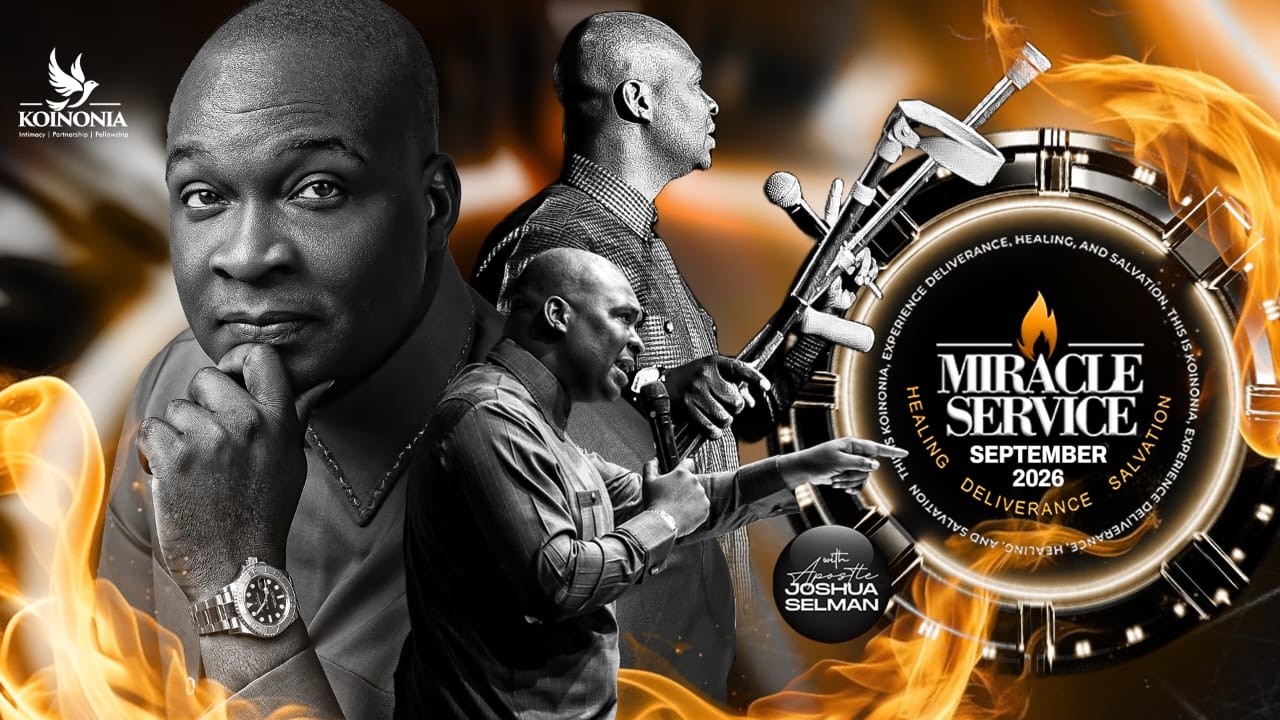 SEPTEMBER 2026 MIRACLE SERVICE WITH APOSTLE JOSHUA SELMAN ||27||09||26|| cover art