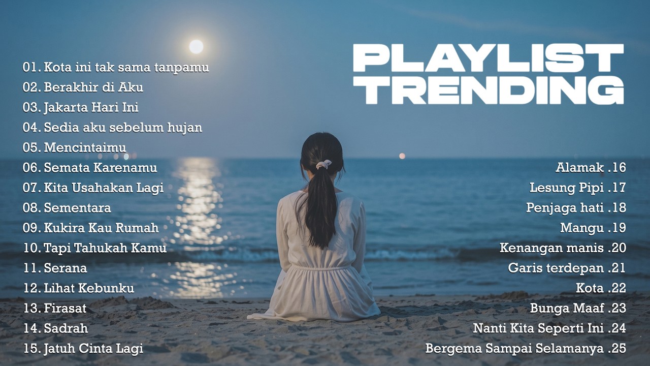 Playlist Trending 🖤🎧 || 25 Lagu Santai Pop Indonesia Terbaru 2026 — Lagu Santai Viral Tiktok 2026 🍃 cover art