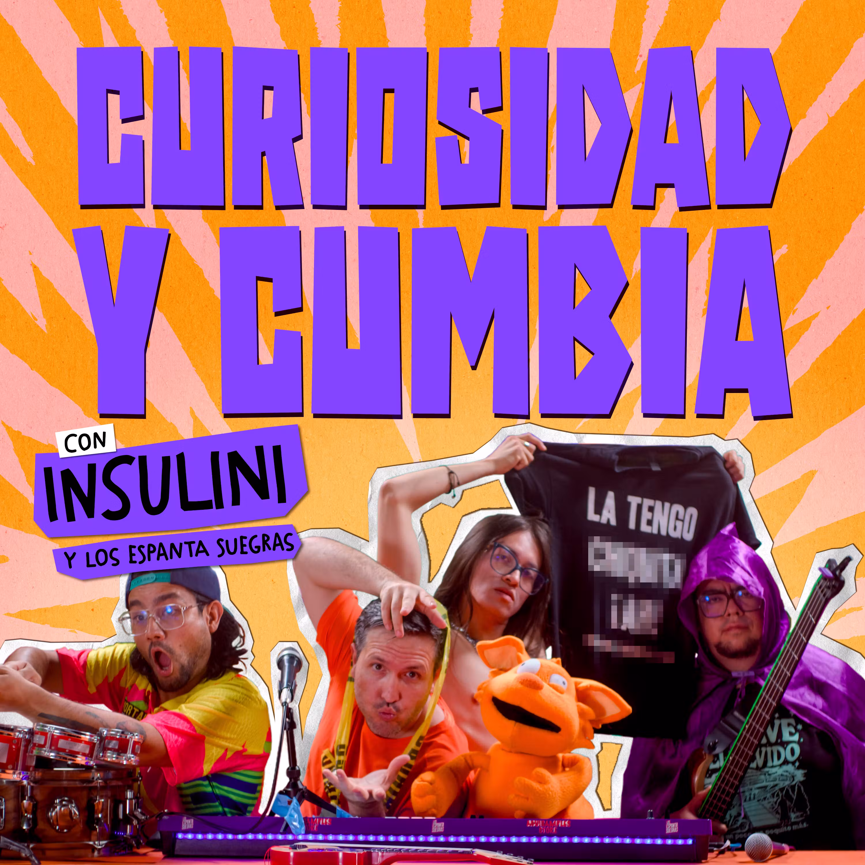 Curiosidad y Cumbia con Insulini y Los Espantasuegras | Monigots 🦆 cover art