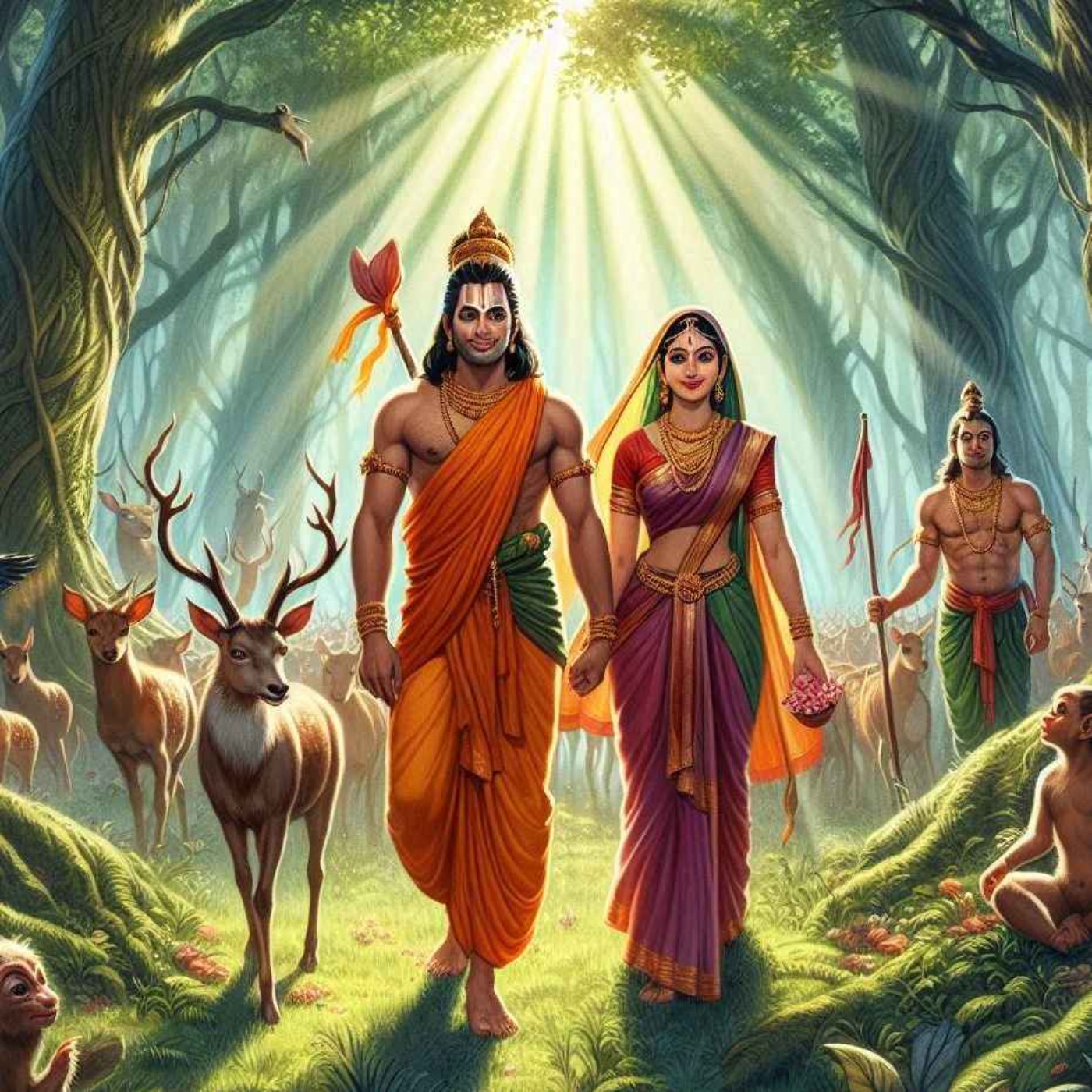 Ramayana Episode 2: King Dasarath invites Rishwasringa to perform the Ashwamedha Yagna cover art