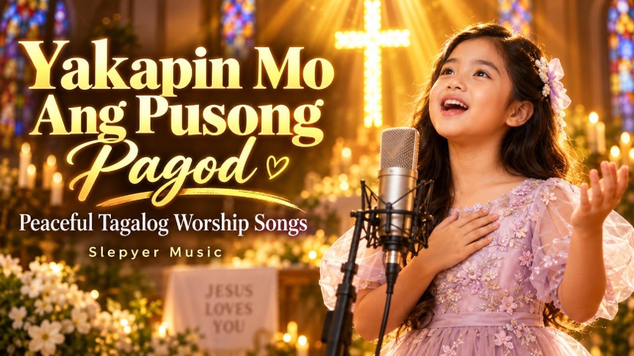 YAKAPIN MO ANG PUSONG PAGOD | Peaceful Tagalog Worship Songs by Slepyer Music Official cover art