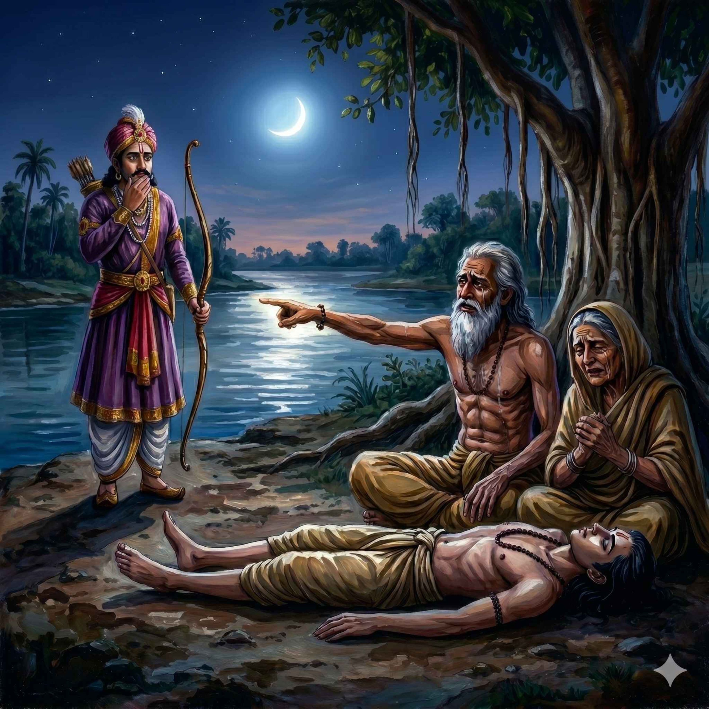Ramayana Episode 17: King Dasarath and the curse of the blind hermit cover art