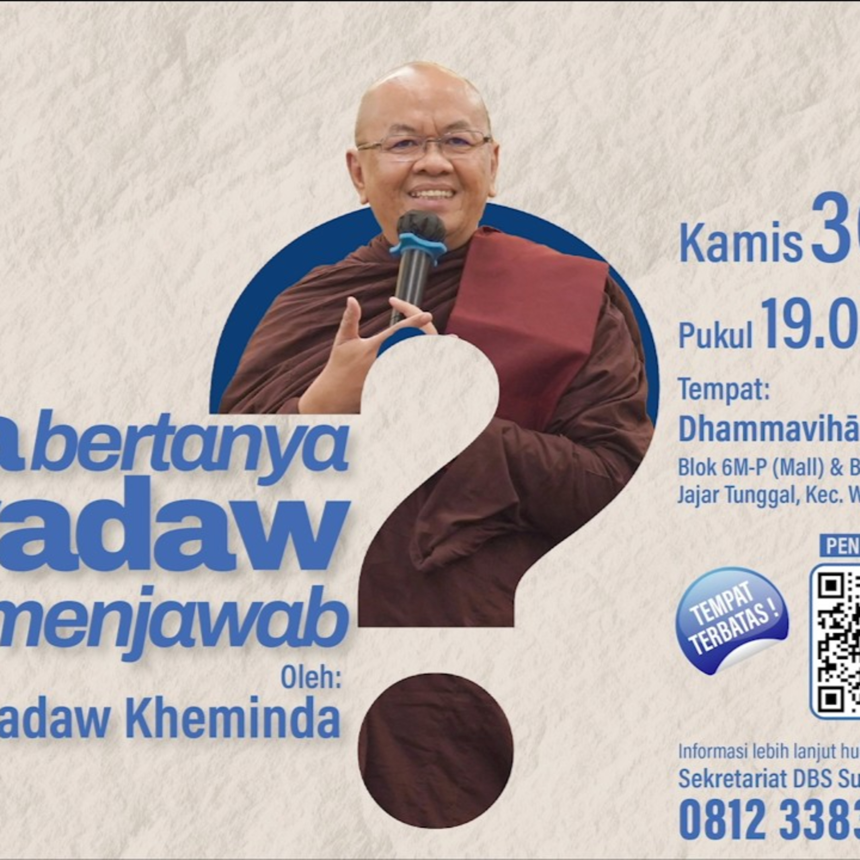 Ashin Kheminda - [DBS Surabaya] Anda Bertanya Sayadaw Menjawab cover art