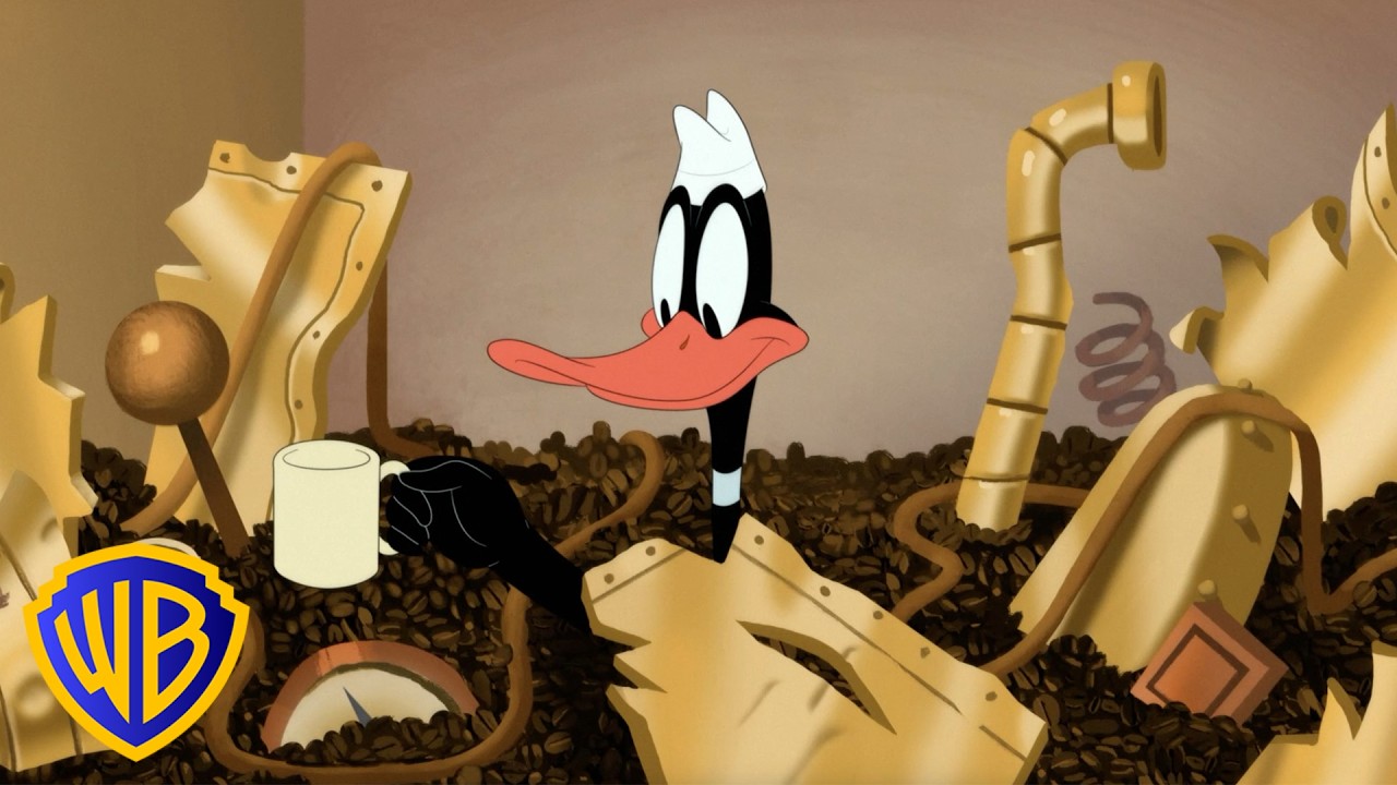 Daffy's Coffee Chaos! ☕ | Looney Tunes Cartoons | @wbkids cover art