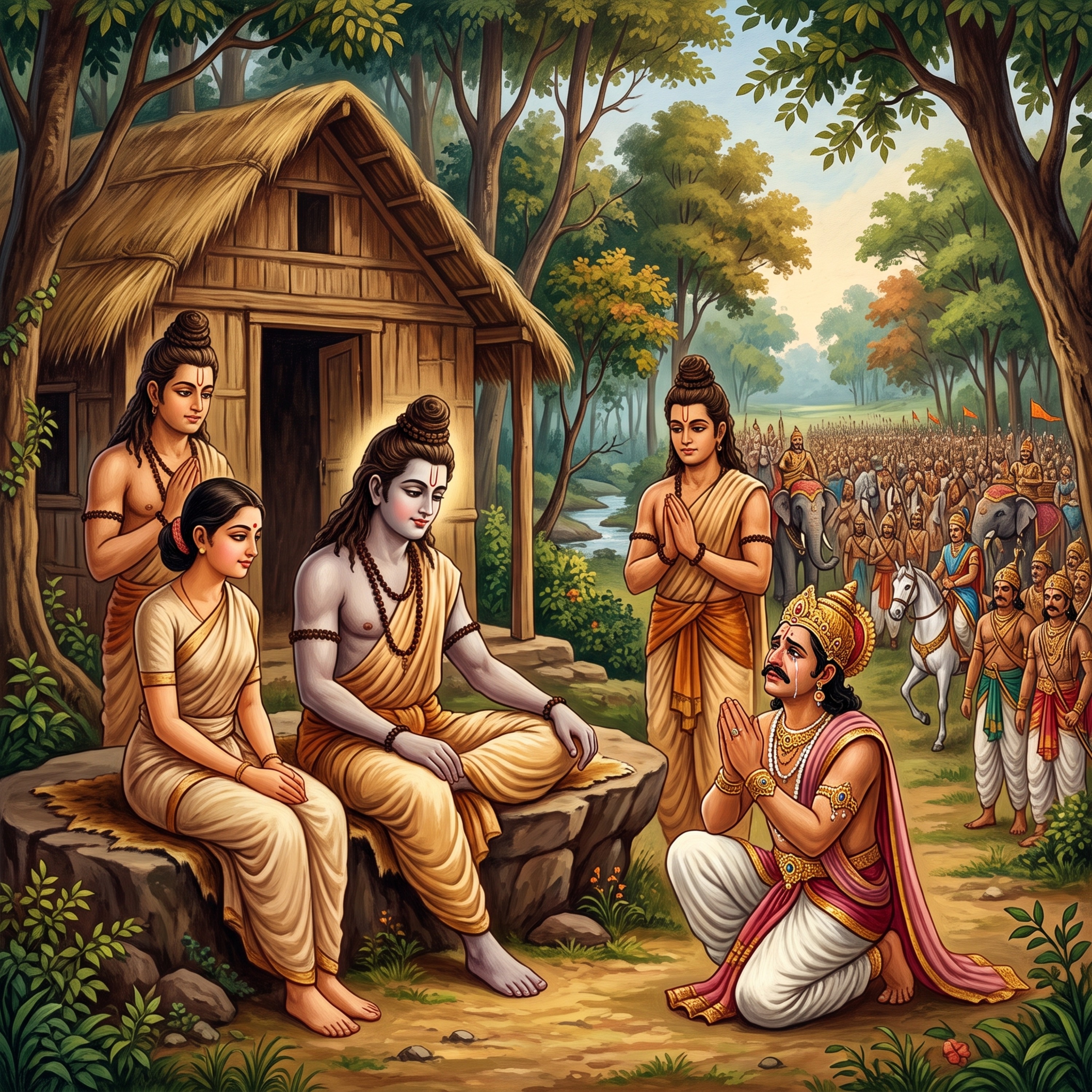 Ramayana Episode 20: Bharat finds Ram and delivers the bad news. cover art