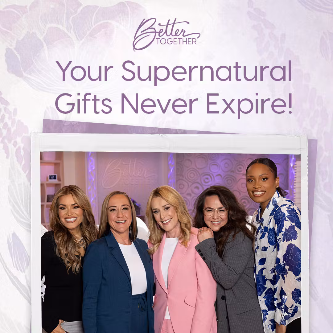Your Spiritual Gifts Never Expire! with Christine Caine, Stephanie Ike Okafor, Sheila Walsh, Hosanna Wong, and Bianca Juárez cover art