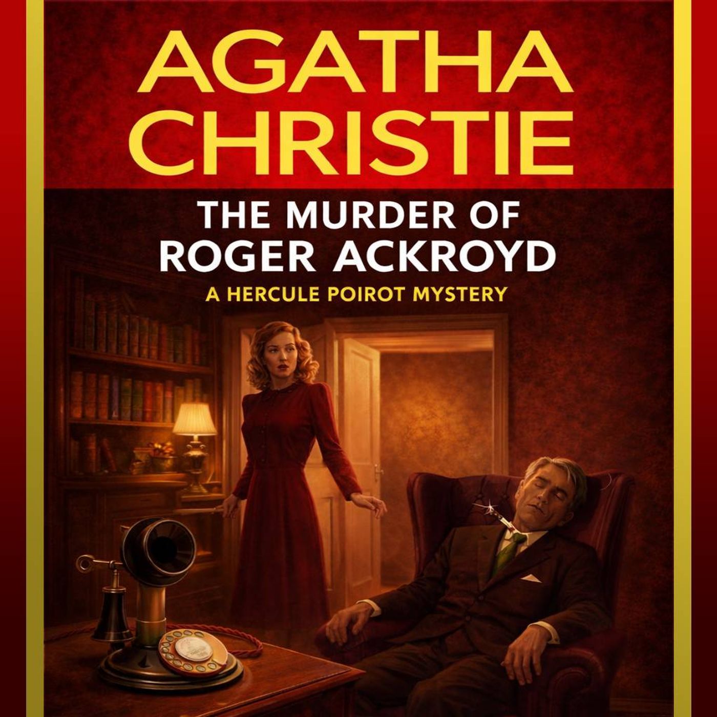 The Murder of Roger Ackroyd: A Classic Crime Novel by Agatha Christie cover art