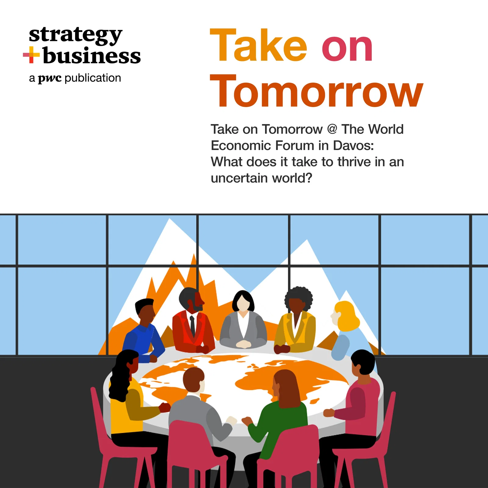 Take on Tomorrow @ The World Economic Forum in Davos: What does it take to thrive in an uncertain world? cover art