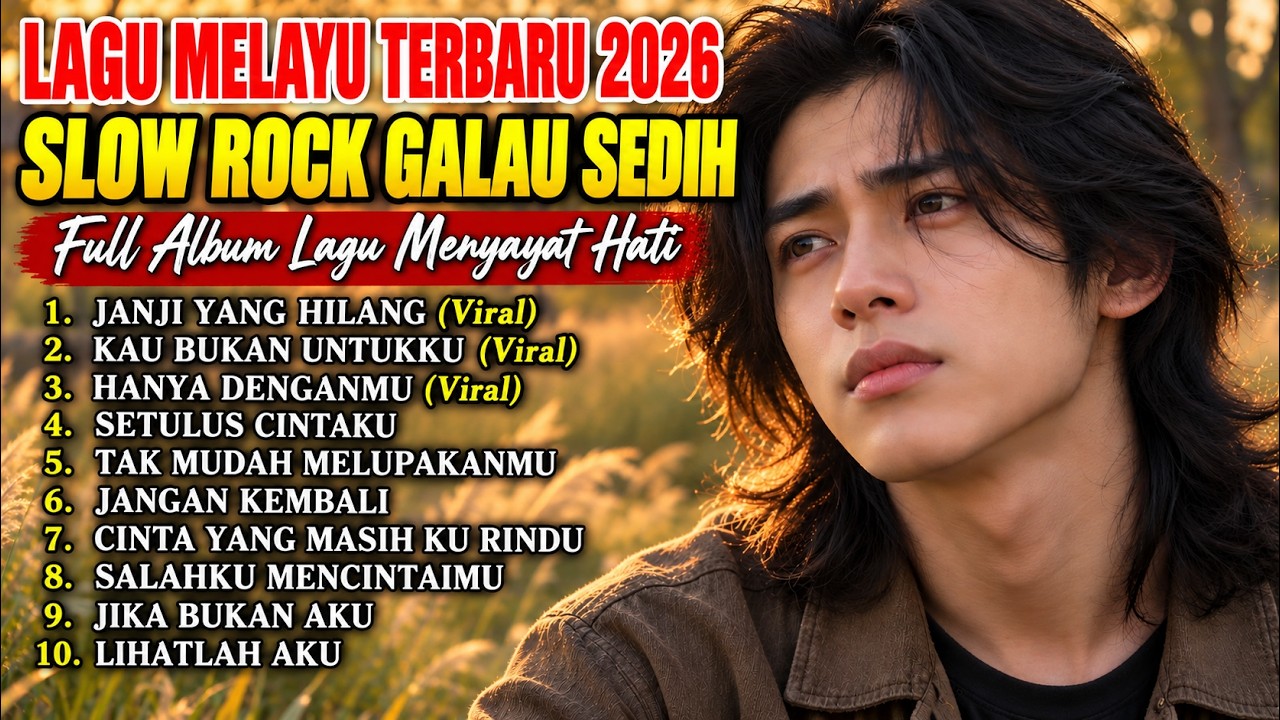 SLOW ROCK MELAYU TERBAIK 2026 / JANJI YANG HILANG / Full Album Lagu Malaysia Menyayat Hati cover art