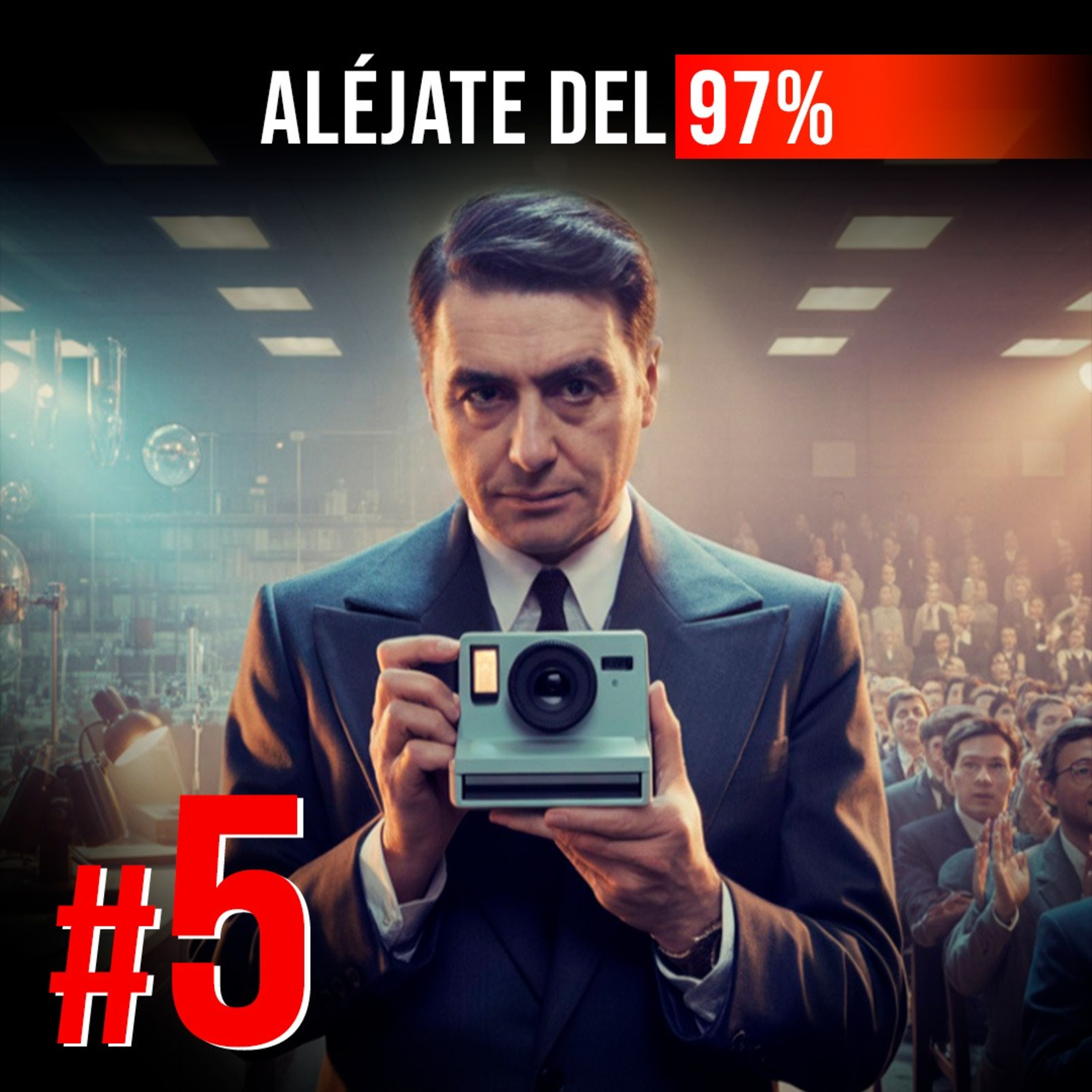 #4 | Polaroid: vs Kodak: El hombre que inspiró a Steve Jobs | Edwin Land | Aléjate del 97% cover art