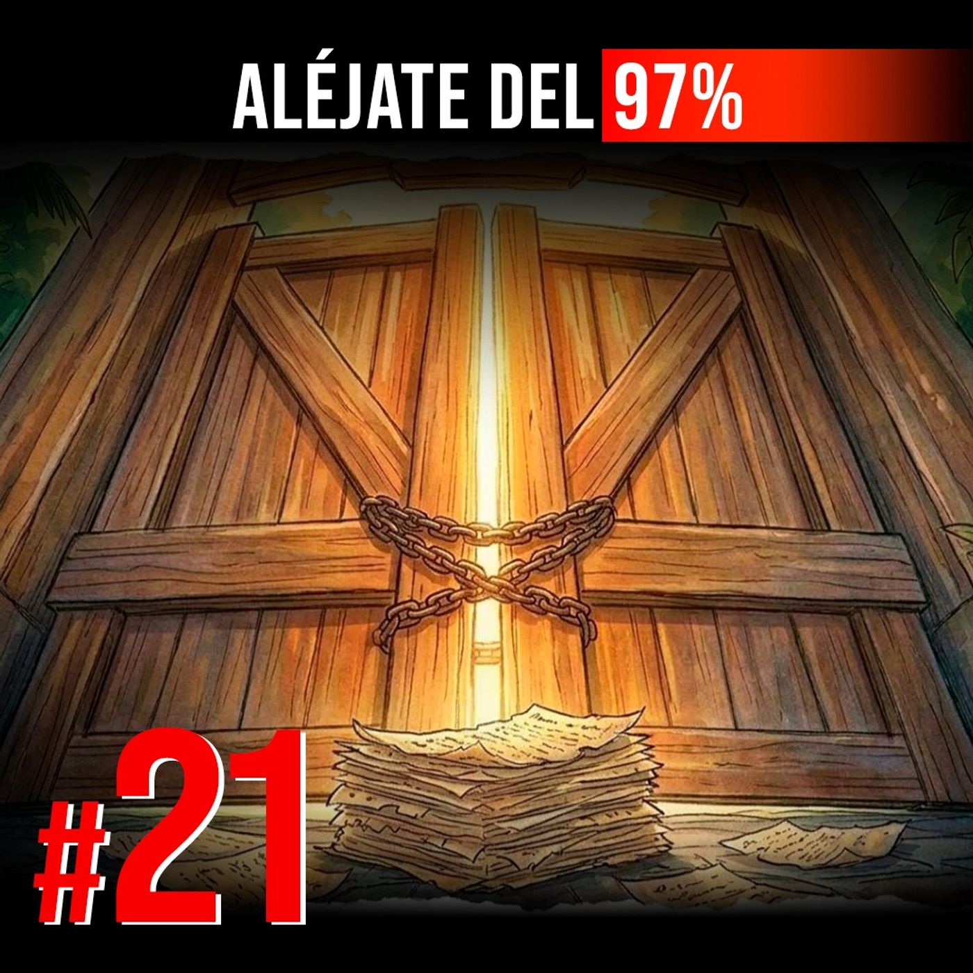 Lo que eres capaz de hacer cuando te dejas de sabotear | Michael Crichton | Aléjate del 97% cover art