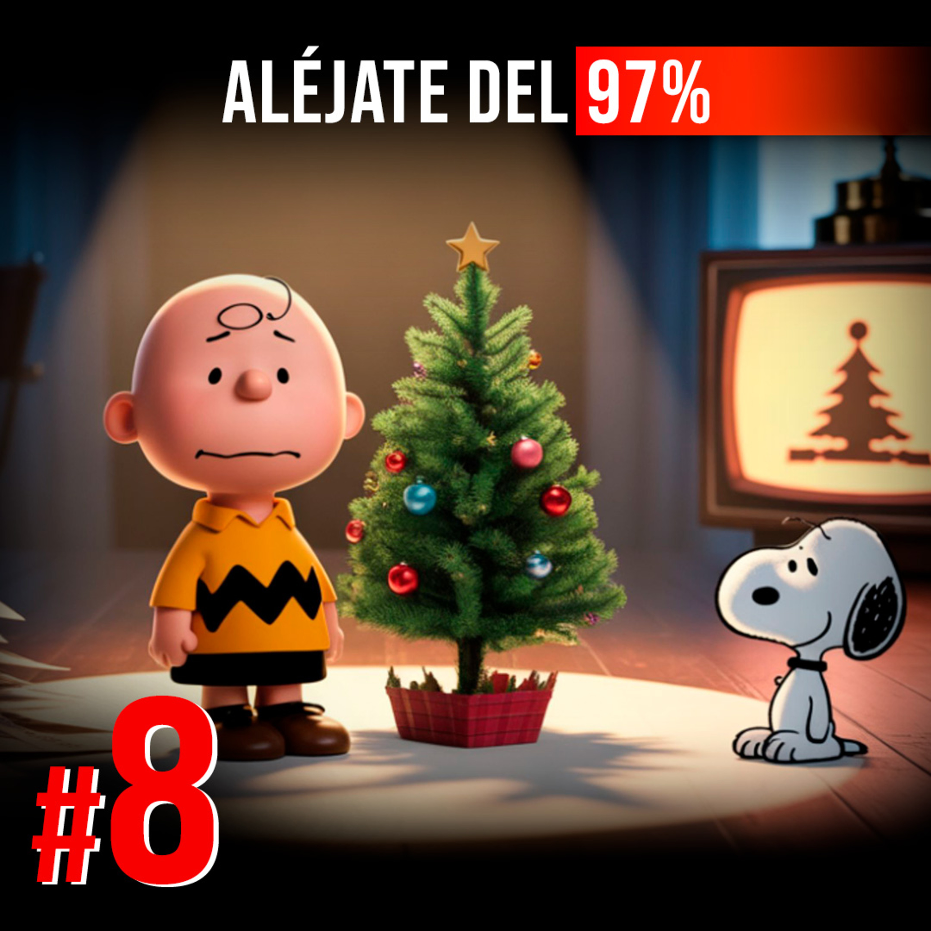 #8 | El secreto que hizo eterno a Snoopy | Charles Schulz | Especial de Navidad | Aléjate del 97% cover art