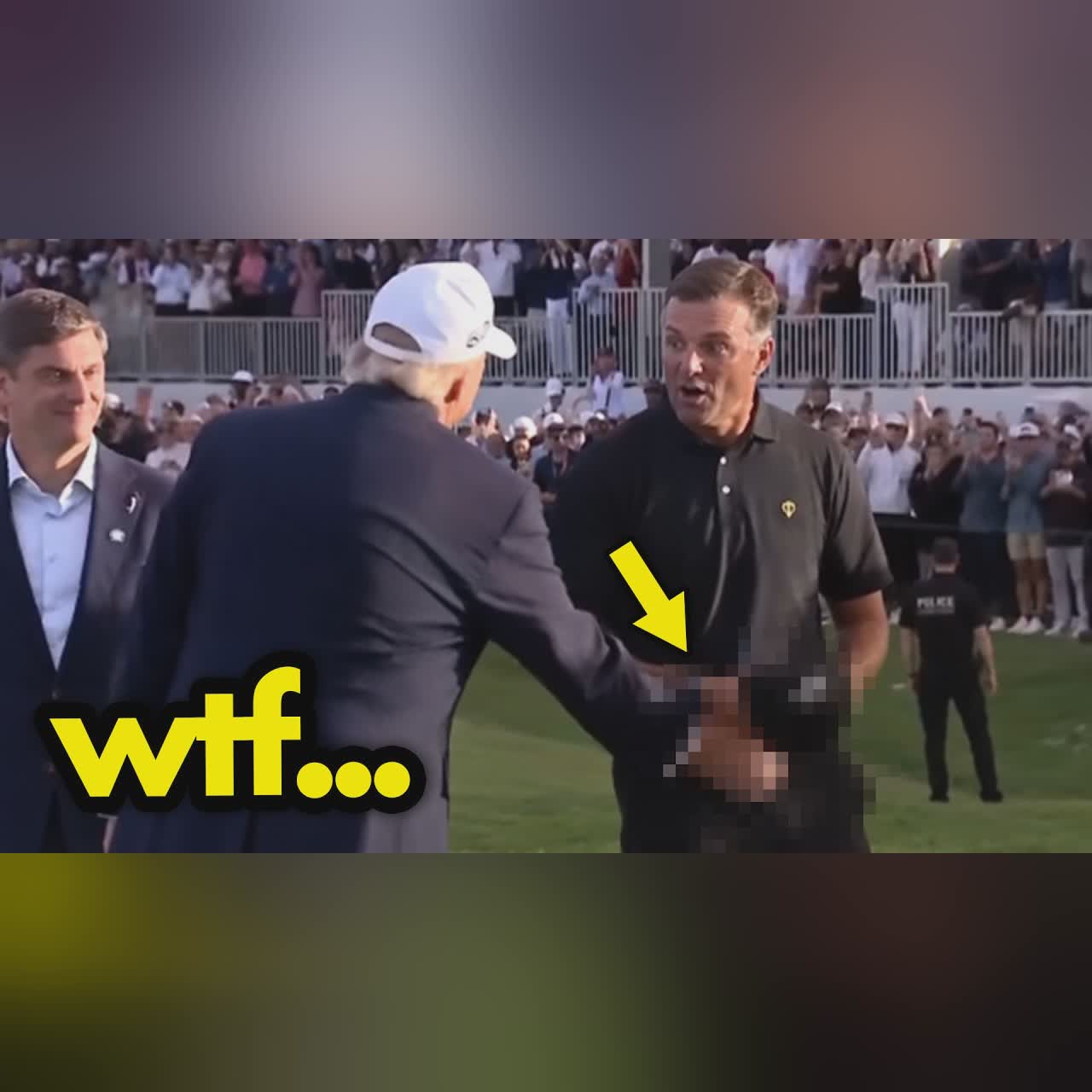 Trump didn’t realize he was on camera..
