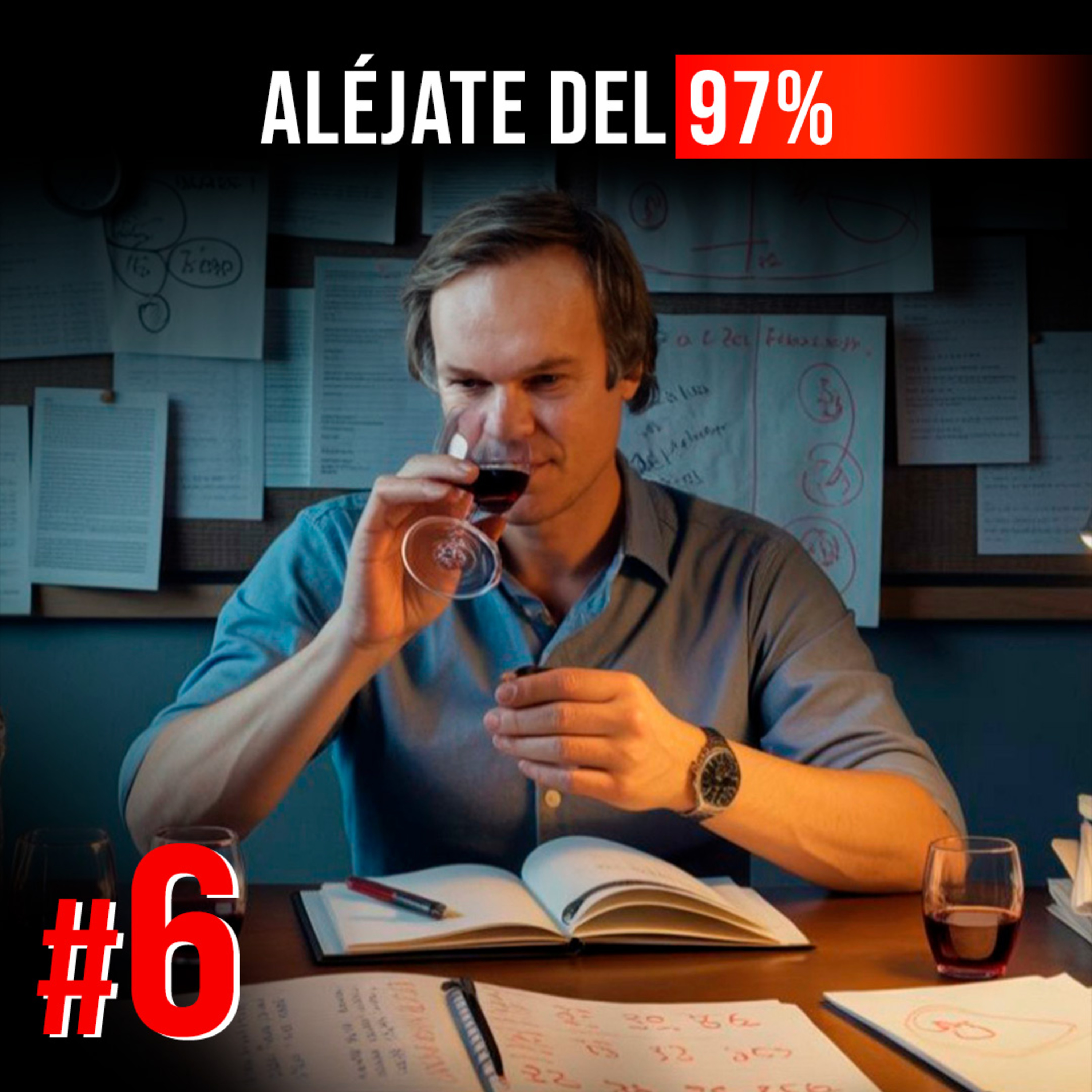 #6 | Cuando la obsesión se vuelve método: el camino real hacia tu marca personal | Robert Parker | Aléjate del 97% cover art