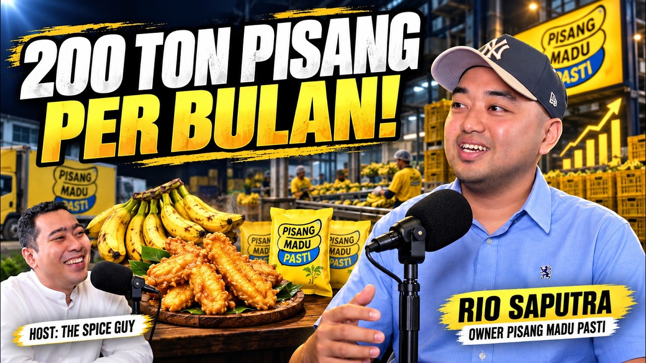 Tinggalkan Gaji Rp75 Juta, Kini Olah 200 Ton Pisang/Bulan!. Kisah Inspiratif Owner Pisang Madu Pasti cover art