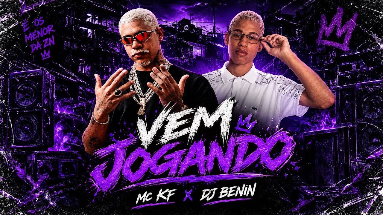 VEM JOGANDO - MC KF, DJ BENIN (Official Music Vídeo) cover art