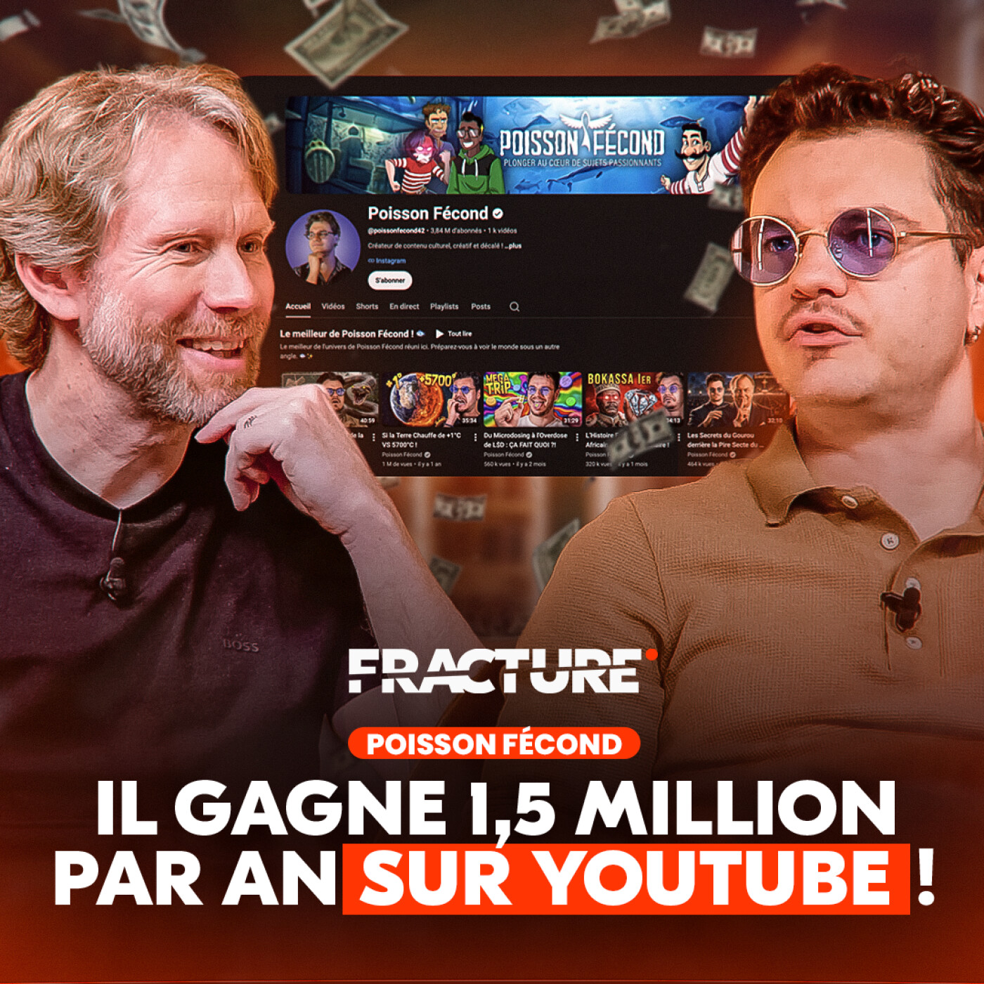 Poisson Fécond : 14 ans sur YouTube, 1 milliard de vues, zéro tabou sur l'argent | Eric Larchevêque, Tony Parker et Nathan Pissaro cover art