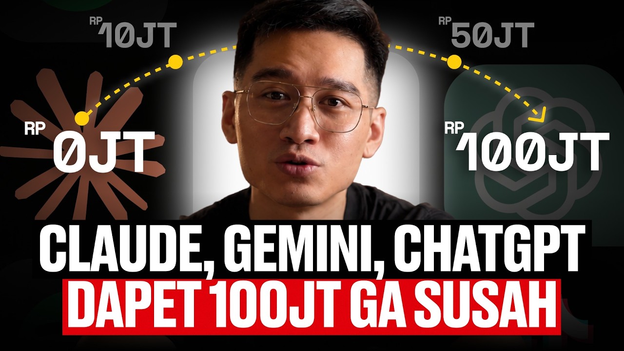 Tutorial Cari 100jt Dari AI untuk Pemula cover art