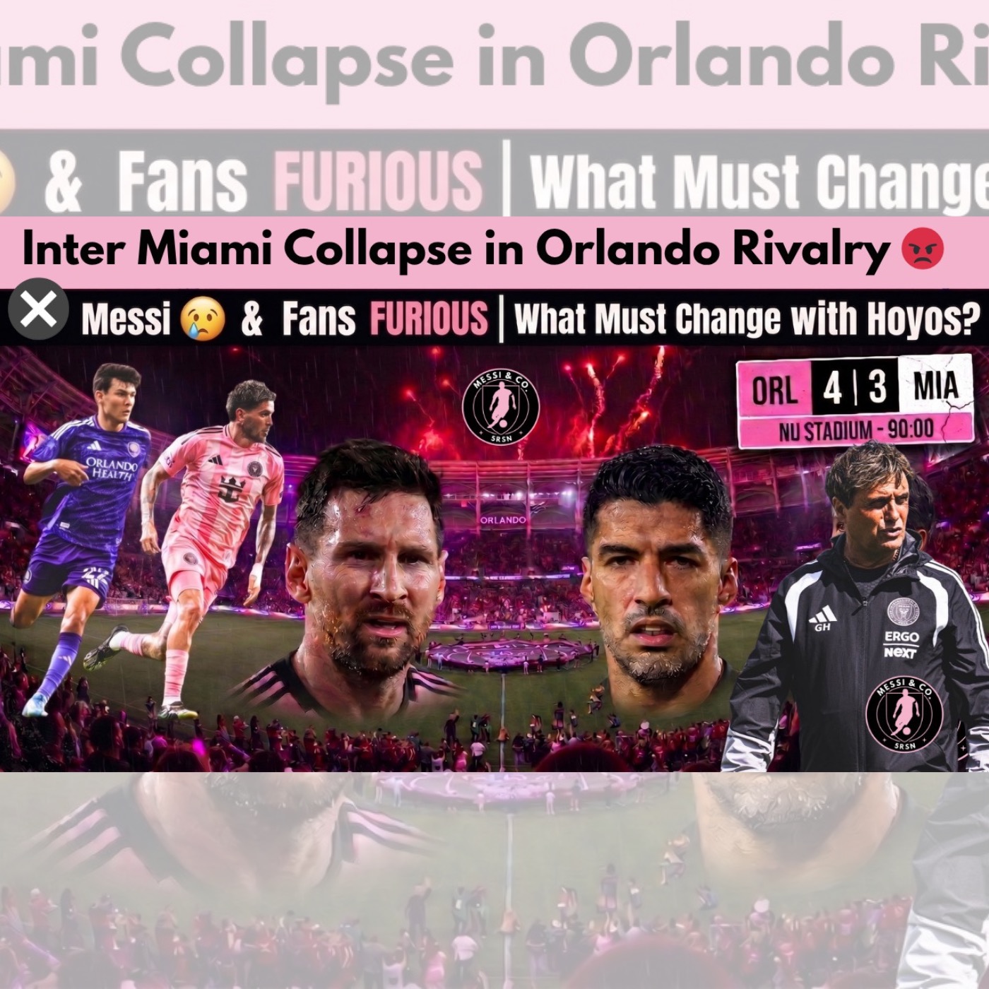 EPIC COLLAPSE 😡 Inter Miami Blow It vs Orlando | Messi Furious, What Must Change? cover art