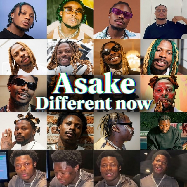 Asake - Different Now cover art