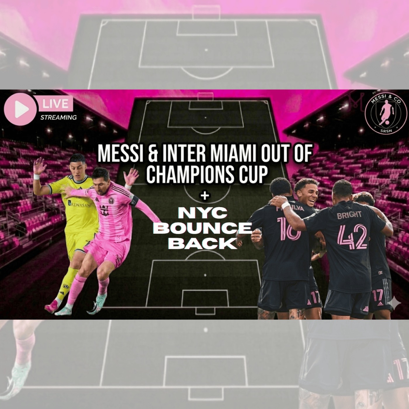 Messi & Inter Miami Champions Cup ELIMINATED 😳 Reaction + NYC Bounce Back cover art