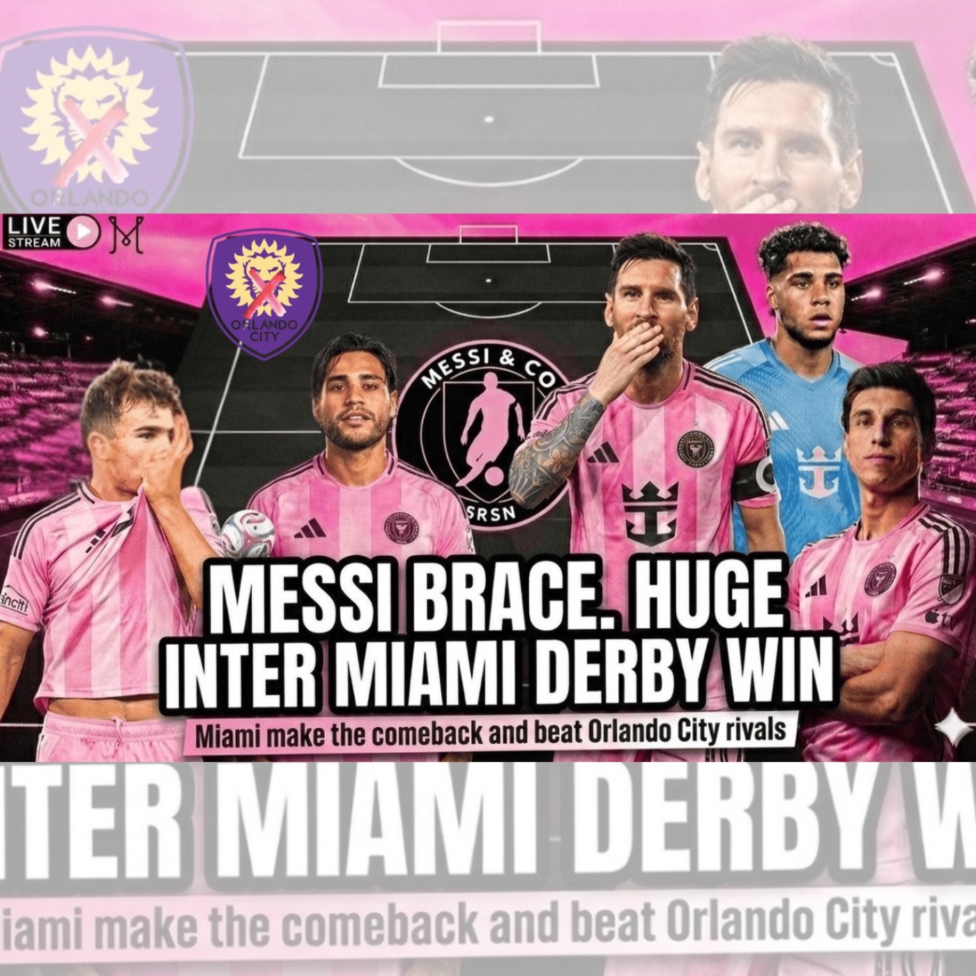 Messi Goes NUCLEAR 🔥 Inter Miami STUN Orlando City in Wild Derby Comeback! cover art