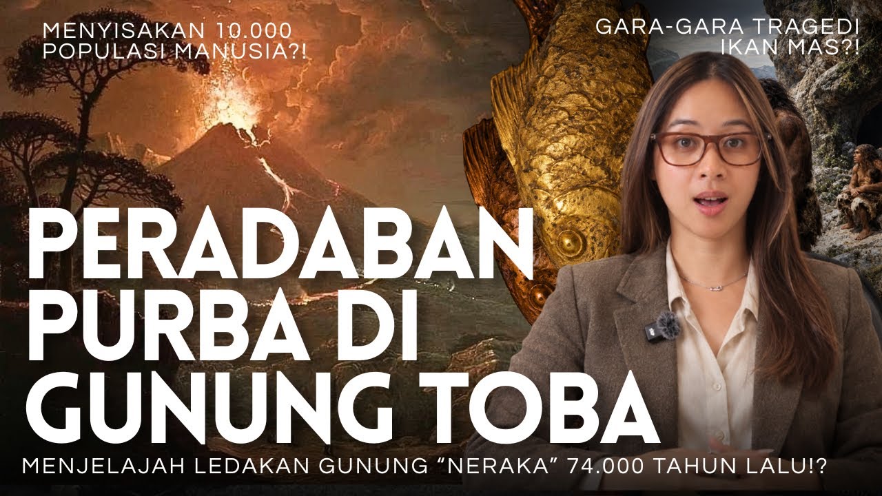 Danau toba asalnya dari Gunung Api? Ledakannya bikin populasi dunia berkurang drastis! cover art