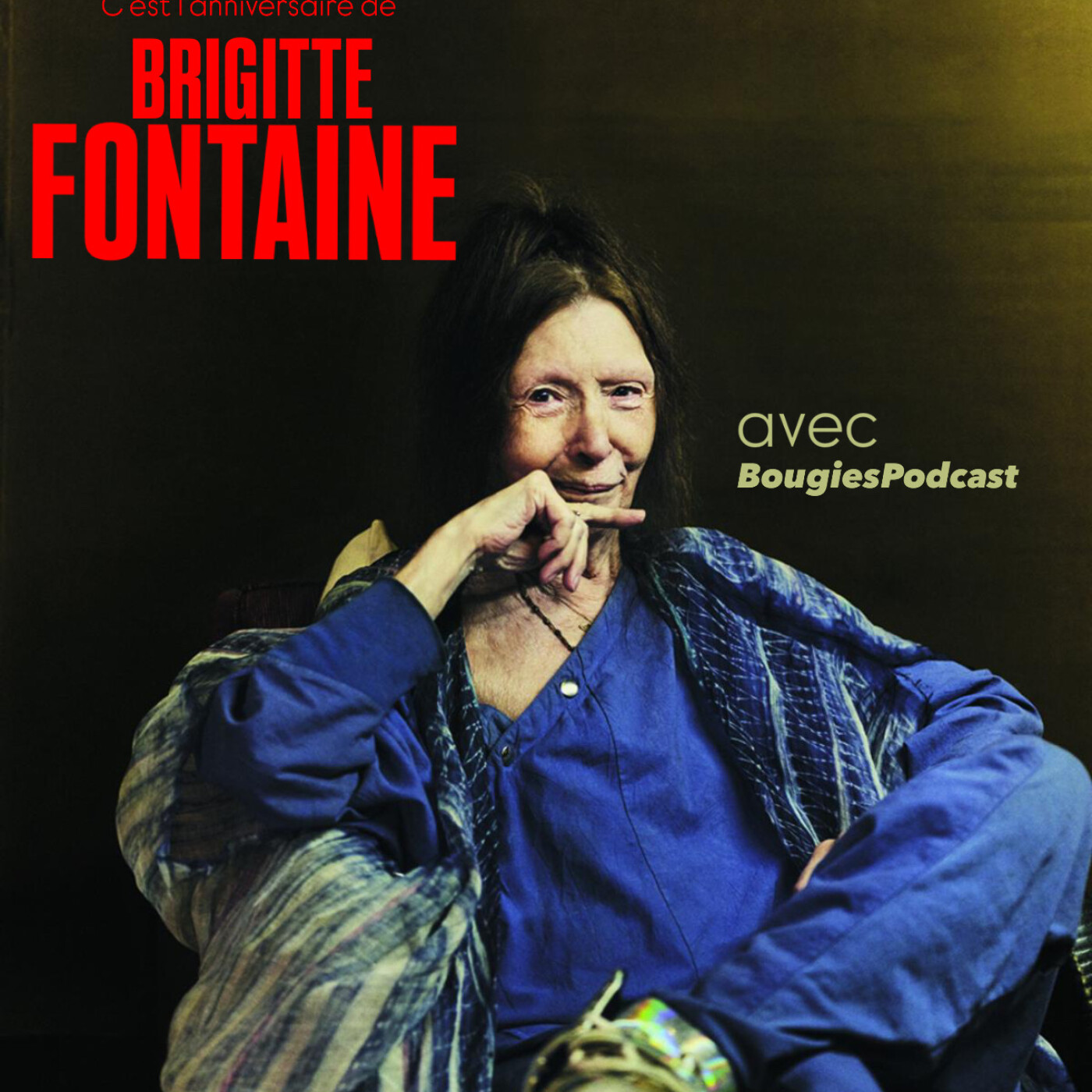 BRIGITTE FONTAINE - Portrait de l'artiste en déshabillé de soie cover art