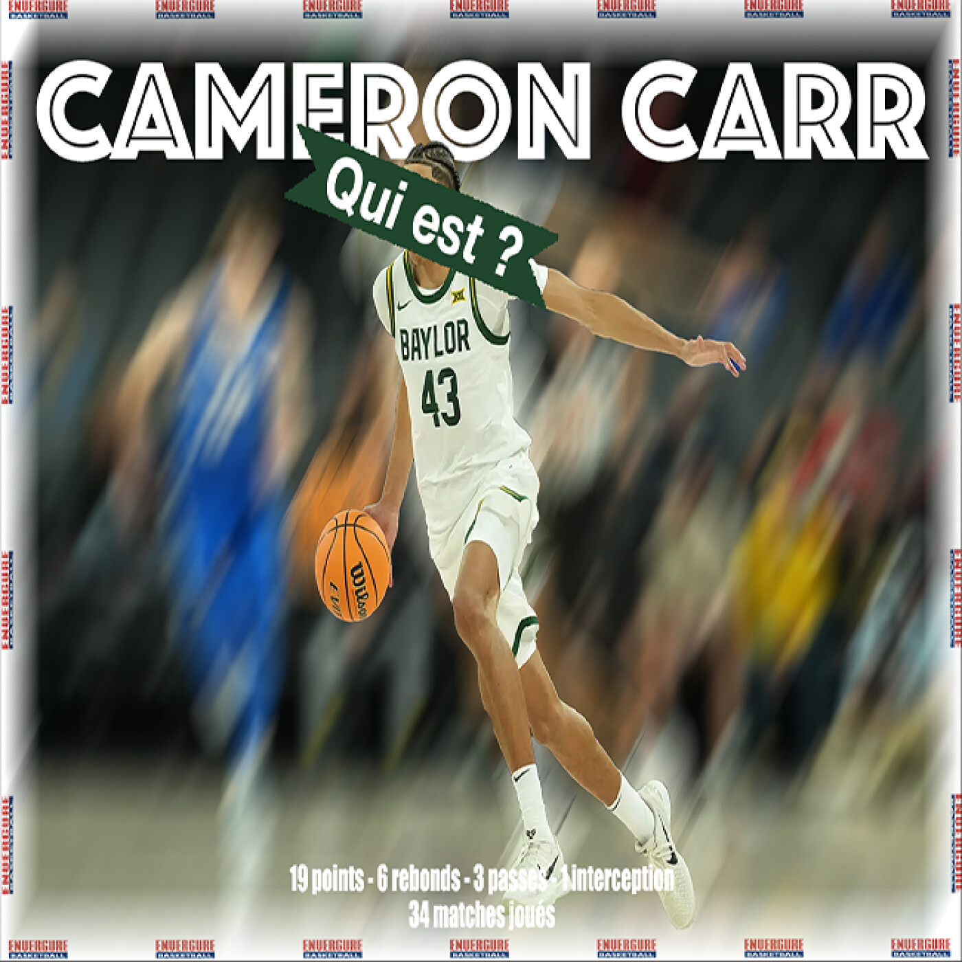 NBA Draft 2026 : Qui est Cameron Carr ?