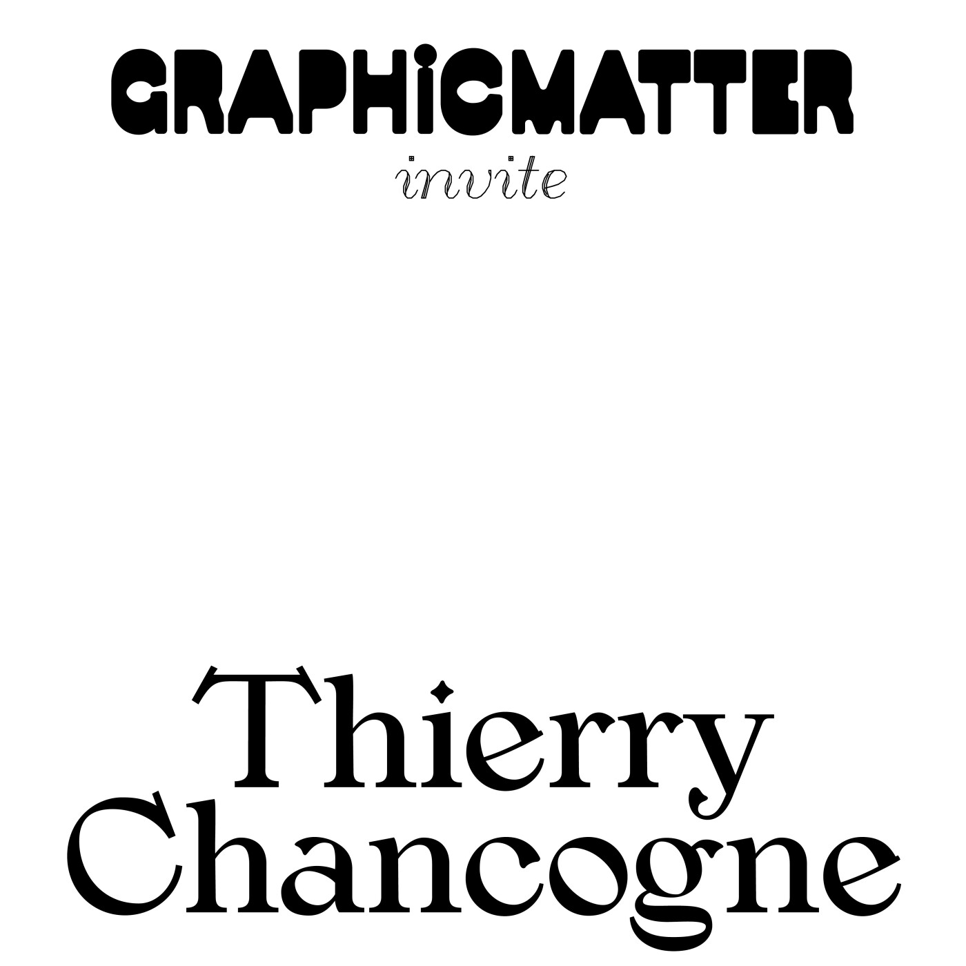 EP.83 - Thierry Chancogne, le graphisme comme pratique de pensée cover art