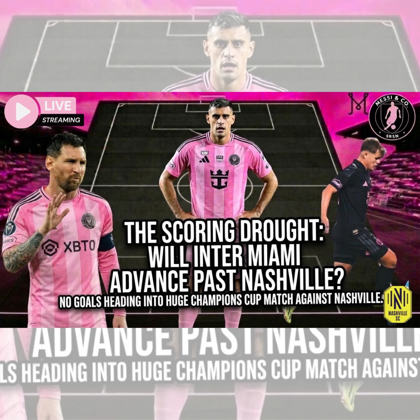 Messi & Inter Miami in a Scoring Drought 😳 Can They Beat Nashville? | Champions Cup Preview cover art