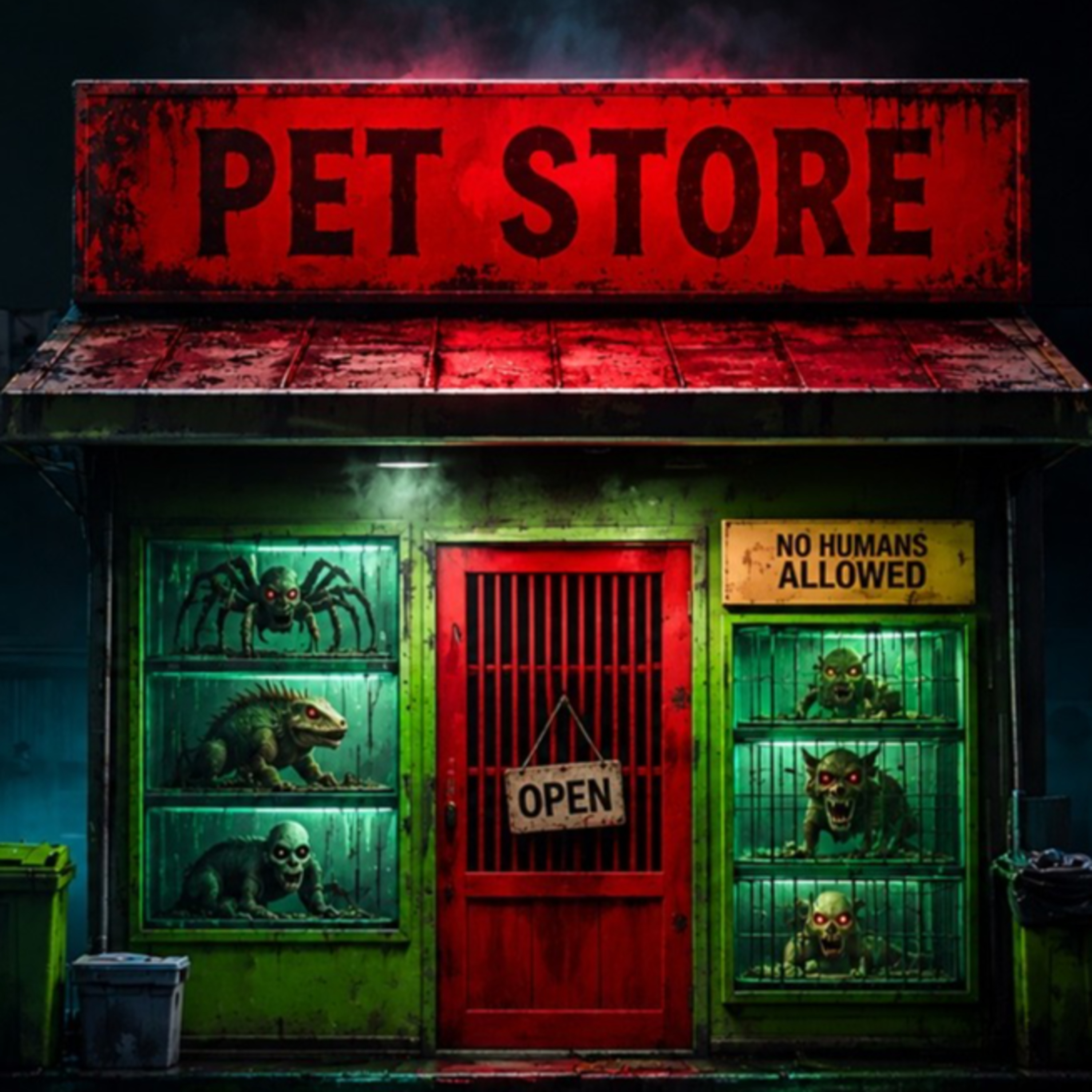 I Work At A Pet Store For Cryptids. These are my SCARIEST Stories cover art