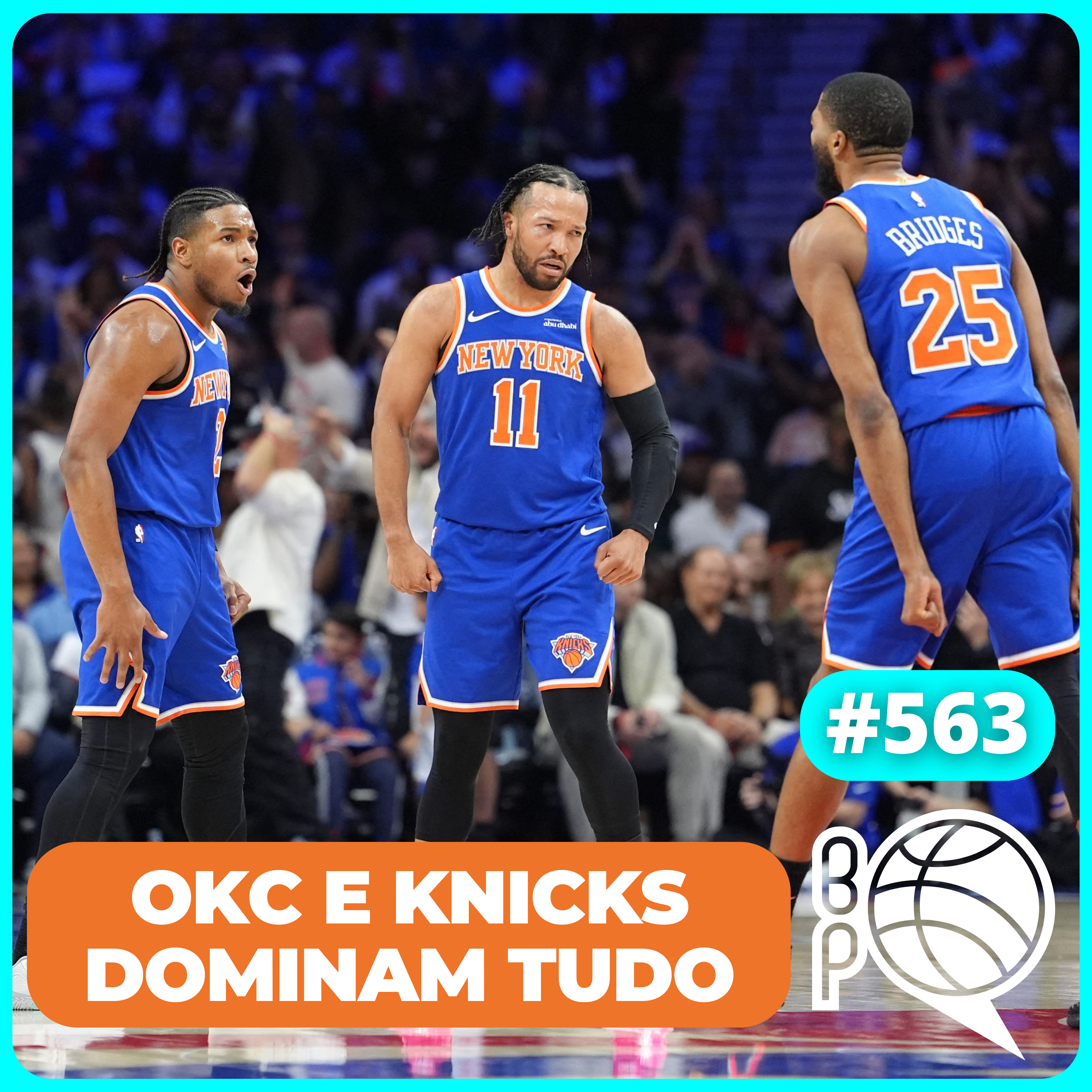 Thunder e Knicks dominam os Playoffs da NBA! Sorteio do Draft [Podcast #563] cover art