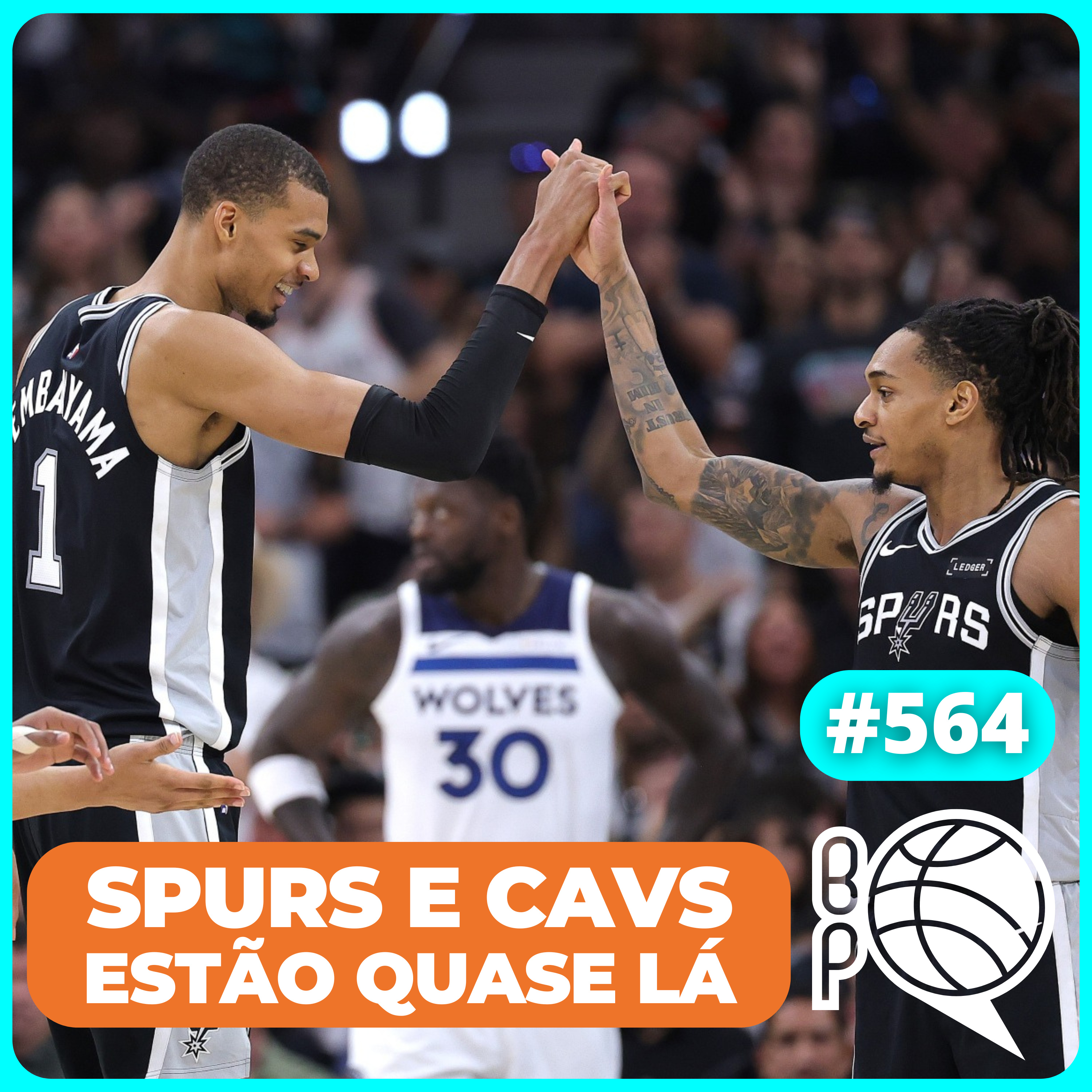 Spurs e Cavs a uma vitória da classificação! +Luto na NBA [Podcast #564] cover art