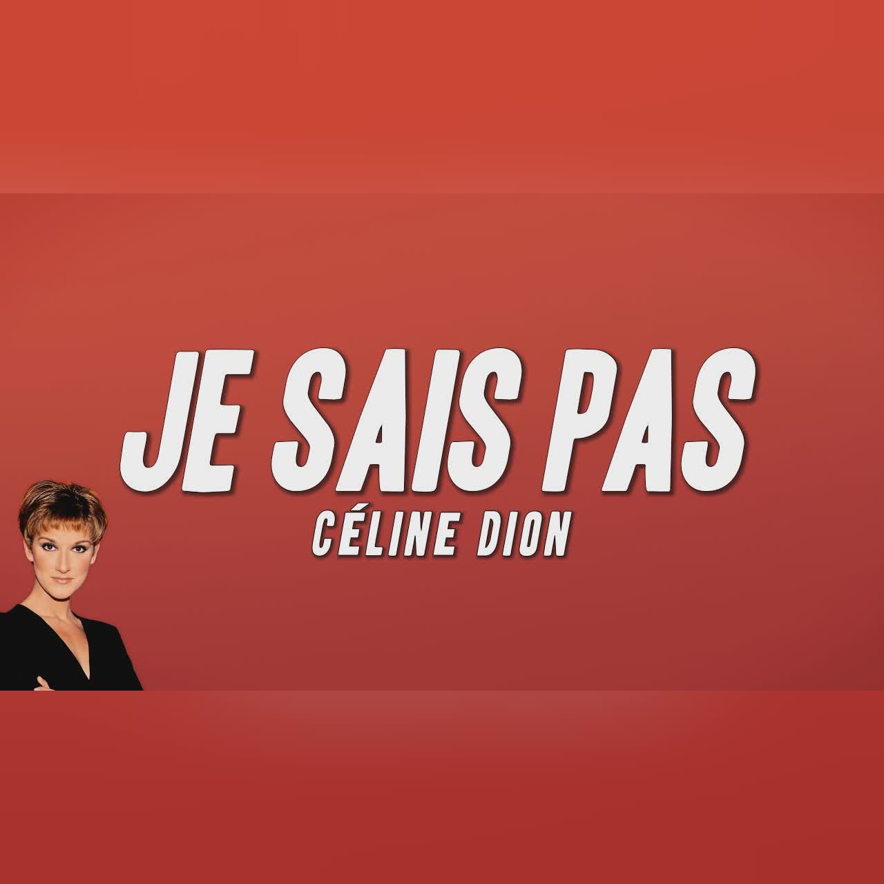 Je sais pas cover art