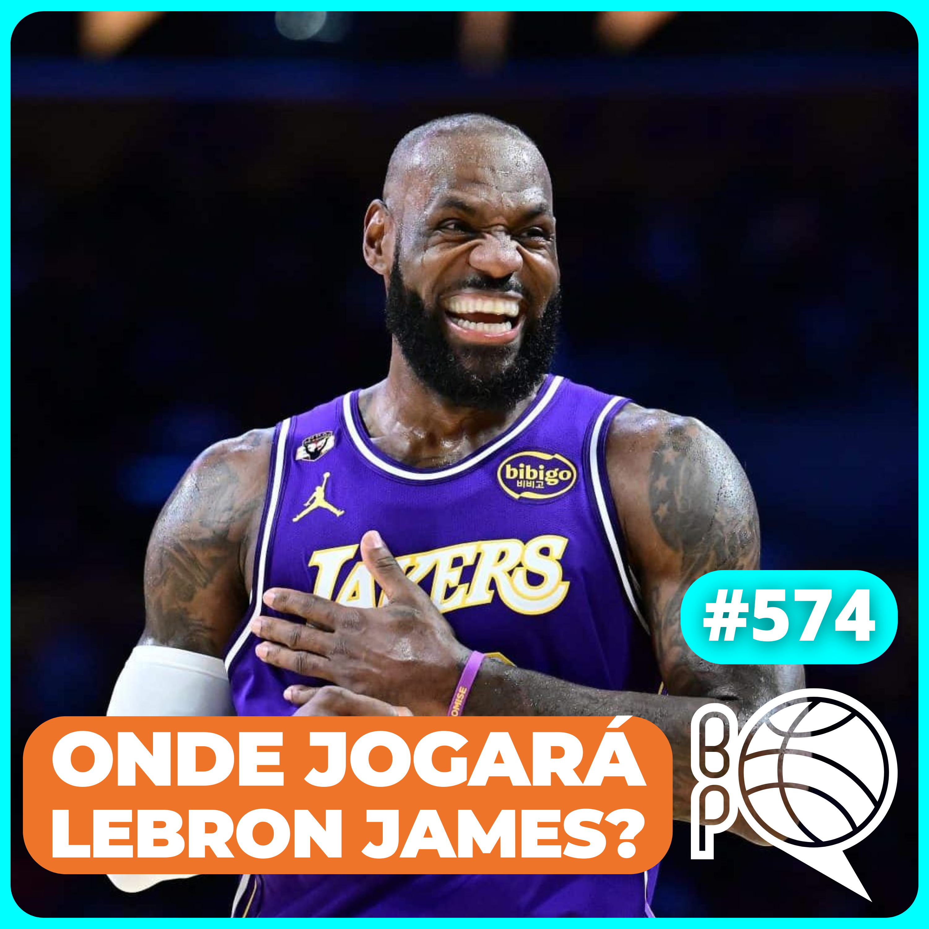 Para onde vai LeBron James? Free Agency da NBA! [Podcast #574] cover art