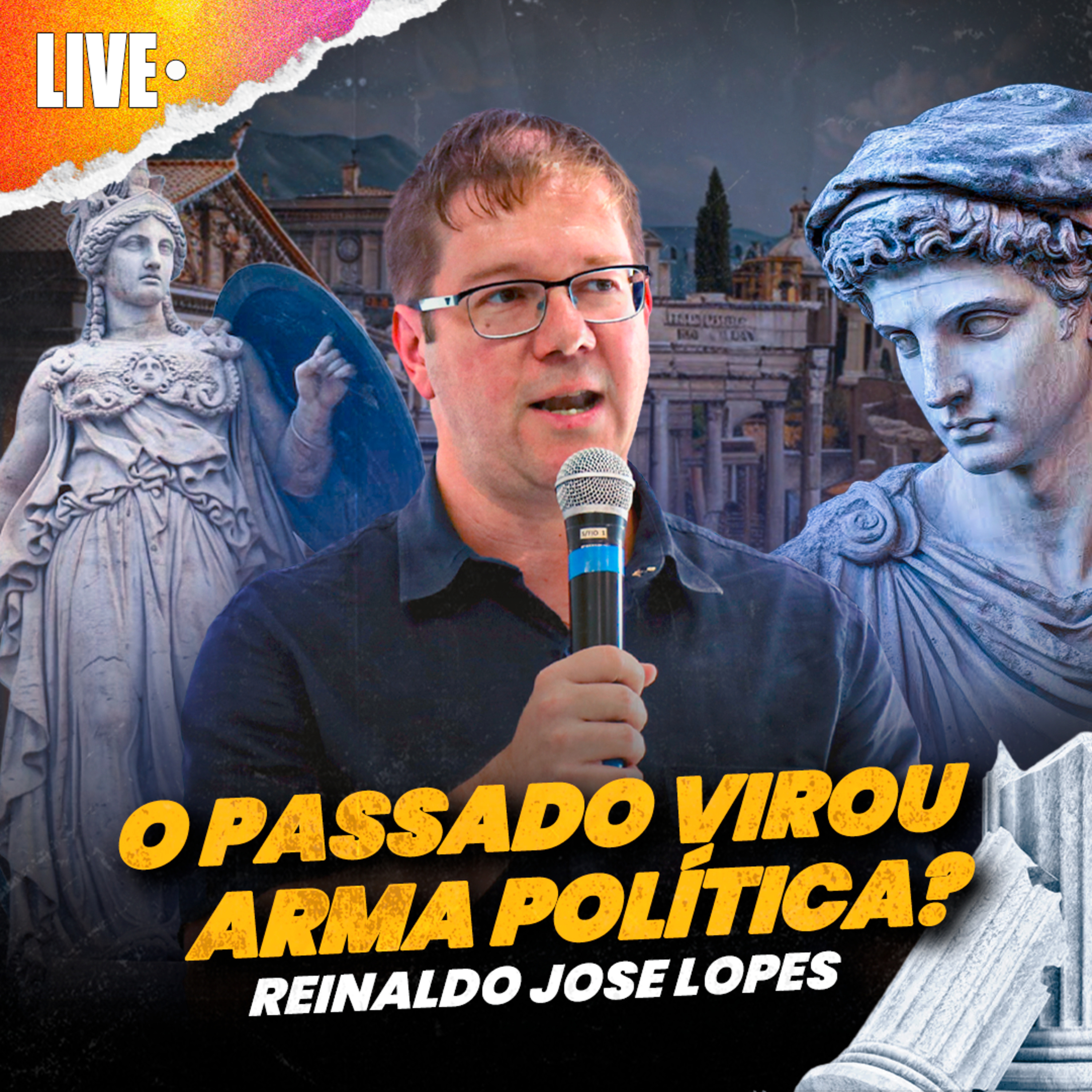 Será que só F#)ISMQ gostam de GRÉCIA e ROMA? | com Reinaldo José Lopes cover art