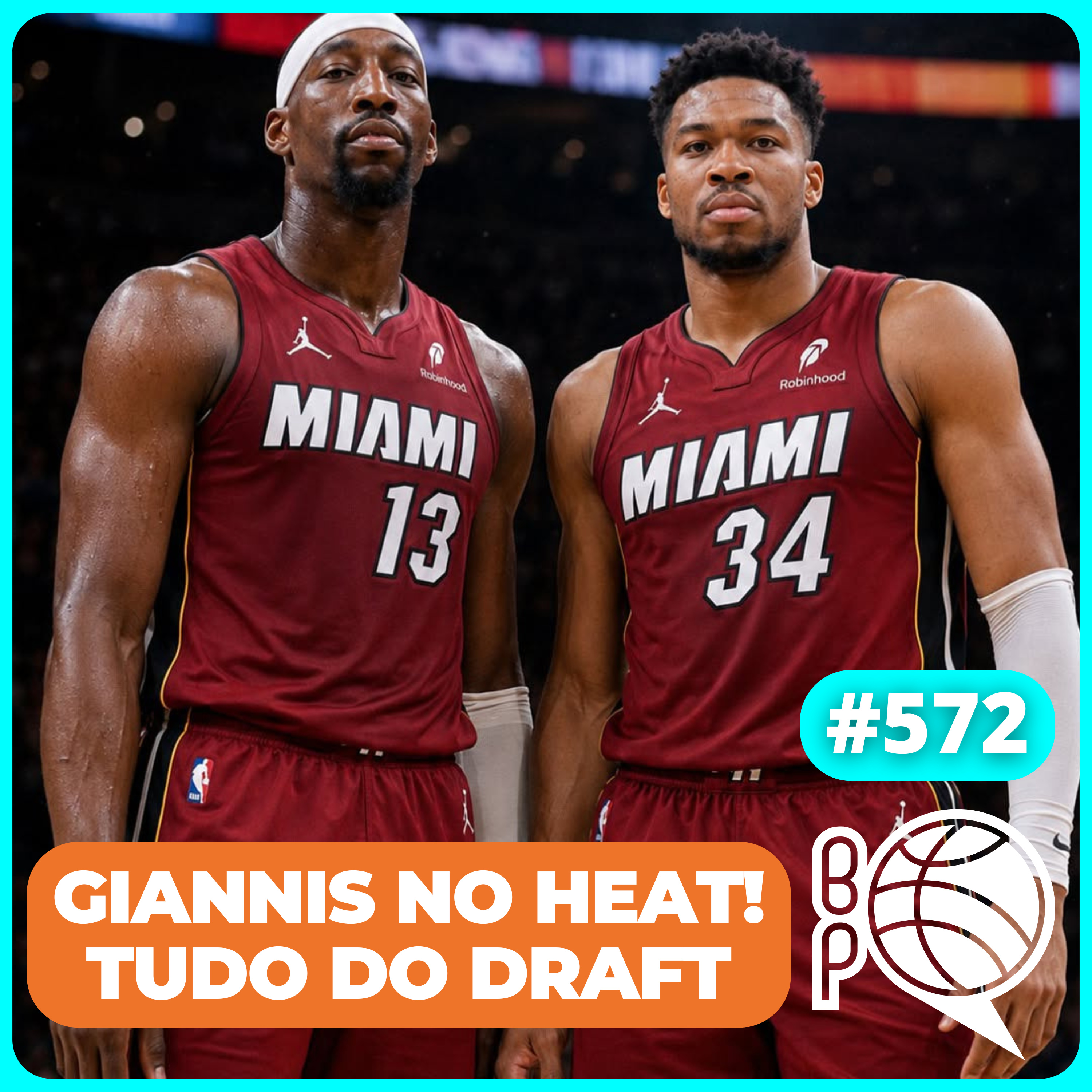Giannis é finalmente do Miami Heat! +Draft 2026 [Podcast #572] cover art